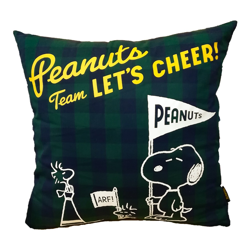 公式] PEANUTS スヌーピー クッションカバー スヌーピー