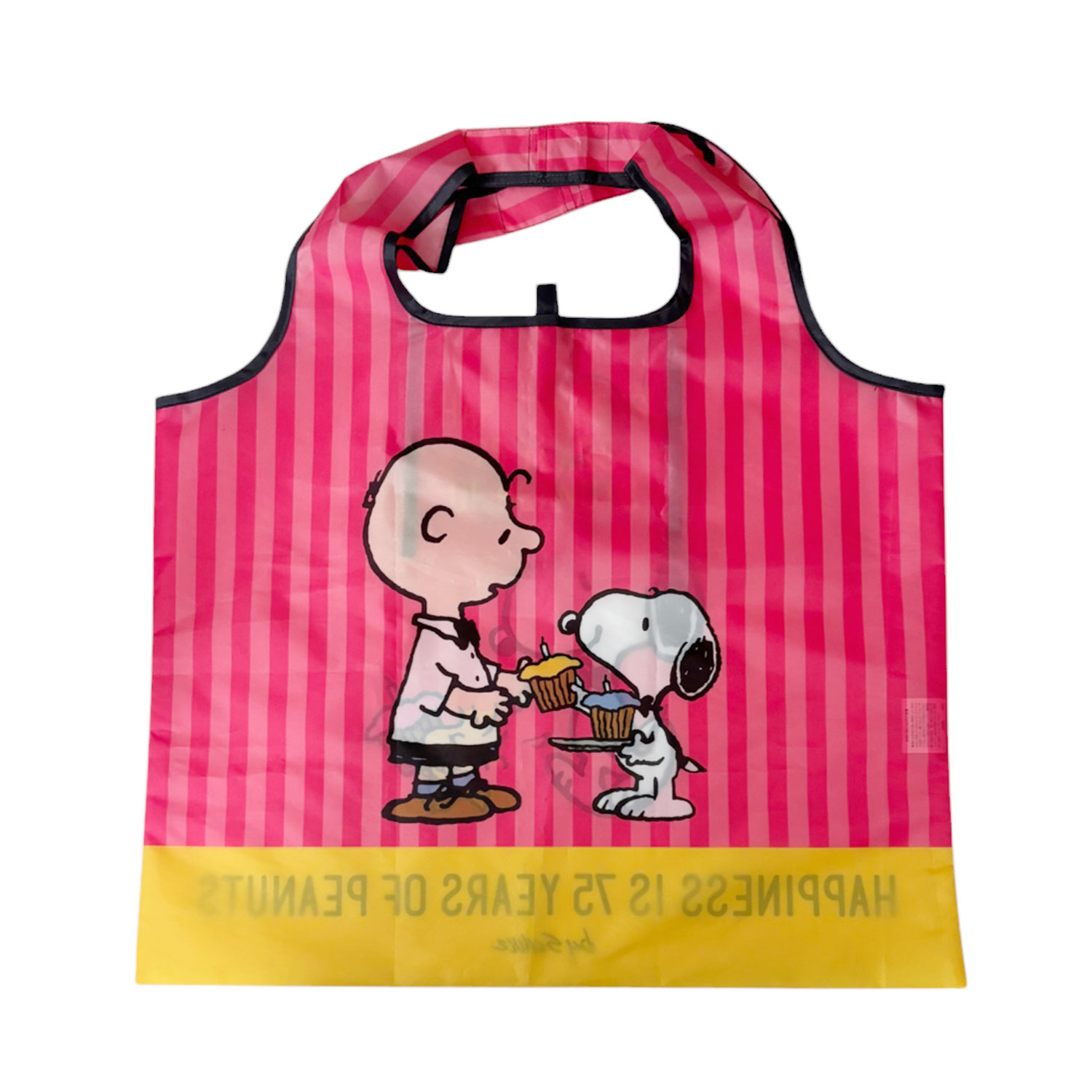 [公式] メーカー直営 PEANUTS コミック誕生75周年 ショッピングバッグ カップケーキ