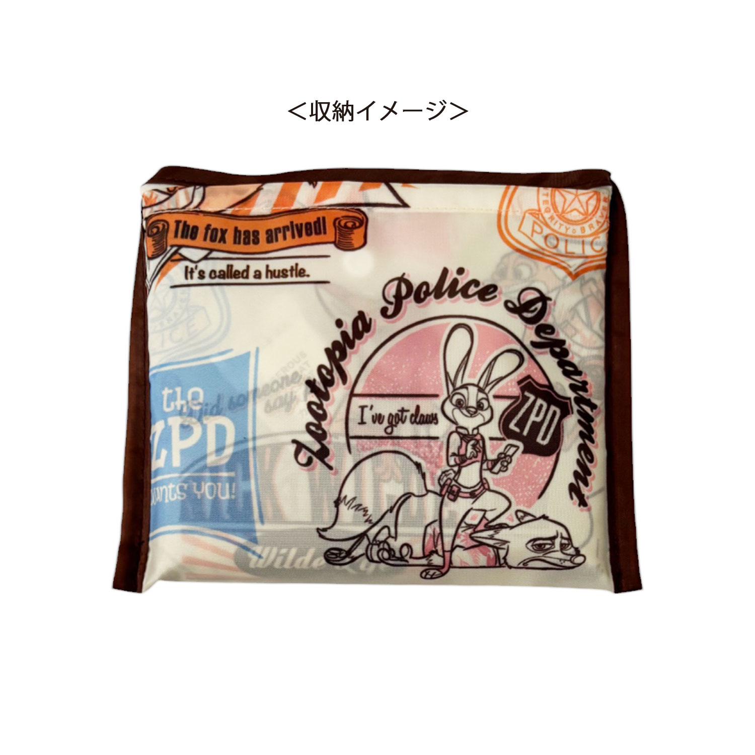 [公式] メーカー直営 ディズニー ズートピア ショッピングバッグ パターン