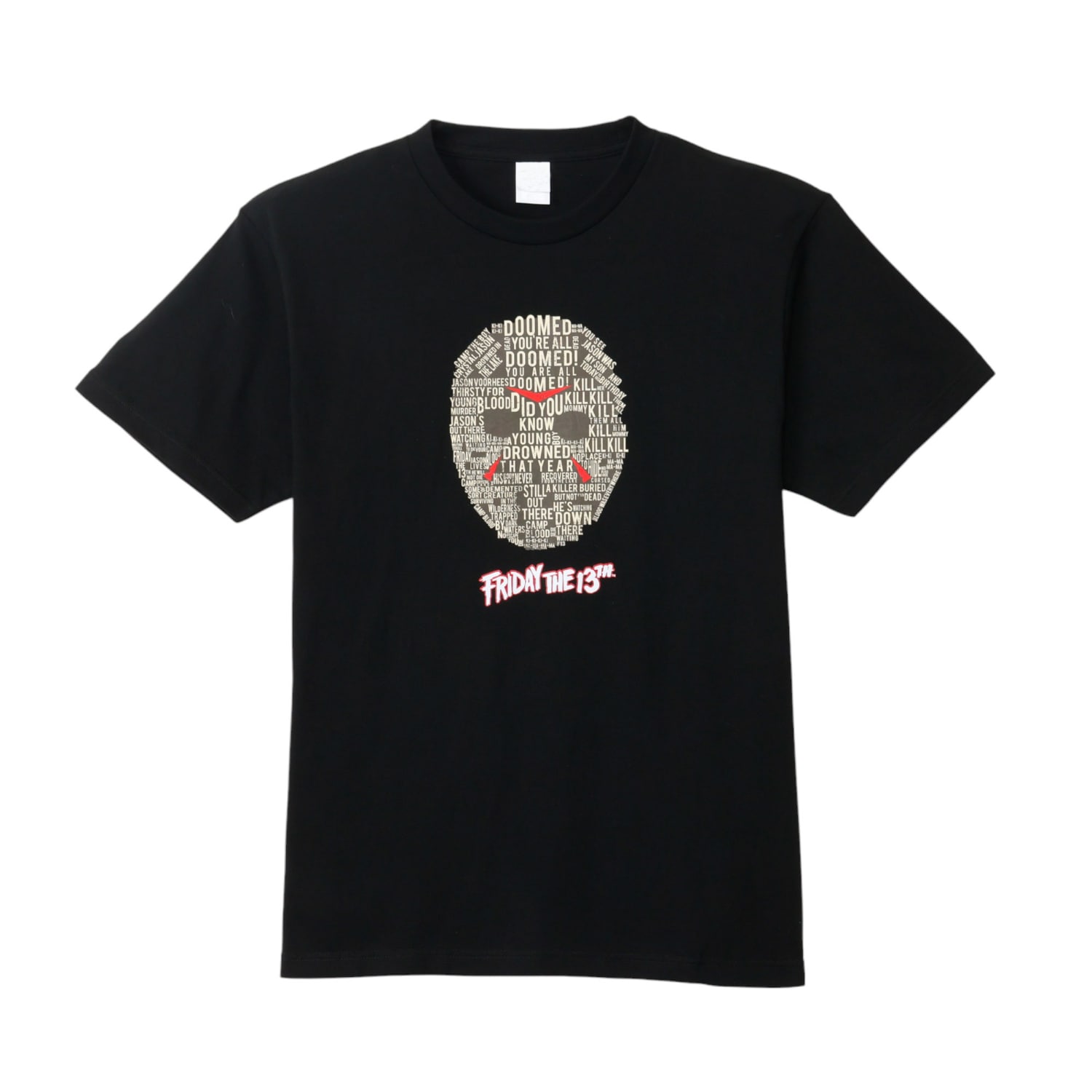 公式]ホラームービー Tシャツ 13日の金曜日／フェイス ユニセックス