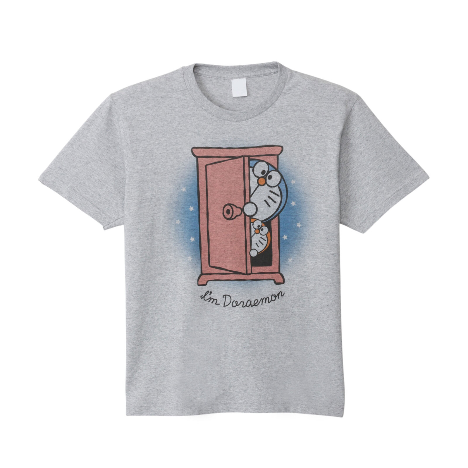 ドラえもん　Doraemon　どこでもドア　デザインプリント　Ⅿ　半袖Tシャツ ドラえもん Doraemon どこでもドア デザインプリント Ⅿ 半袖T