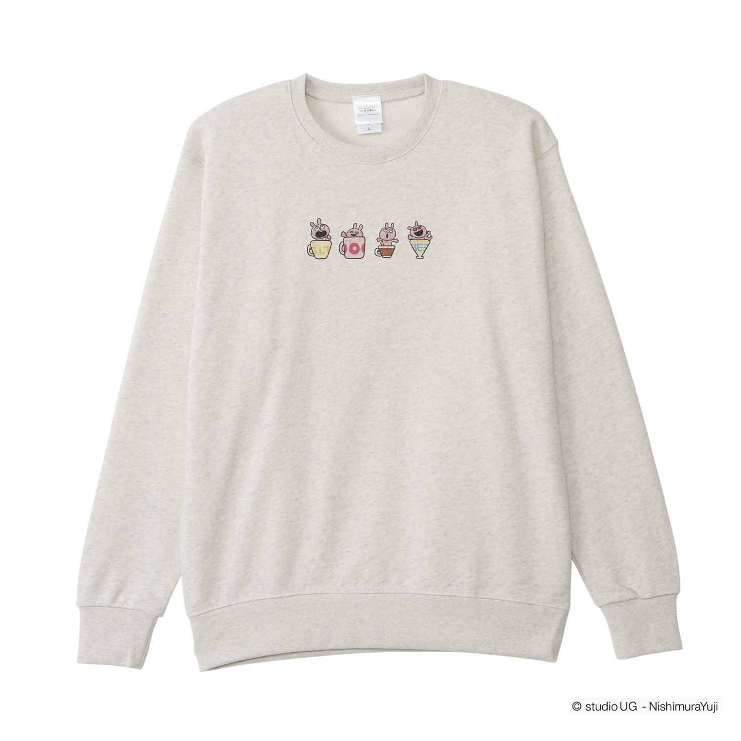 [公式] スタジオUG（にしむらゆうじ）スウェット ラブラビット ライン L