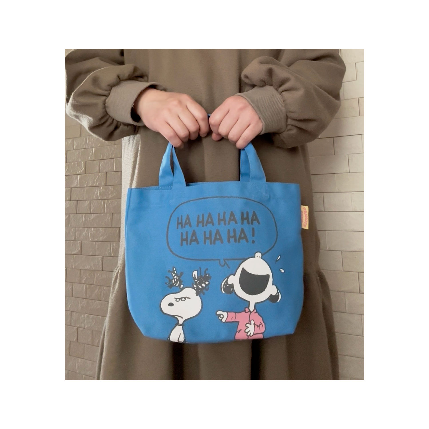 公式] メーカー直営 PEANUTS スヌーピー カラーマチ付きバッグ