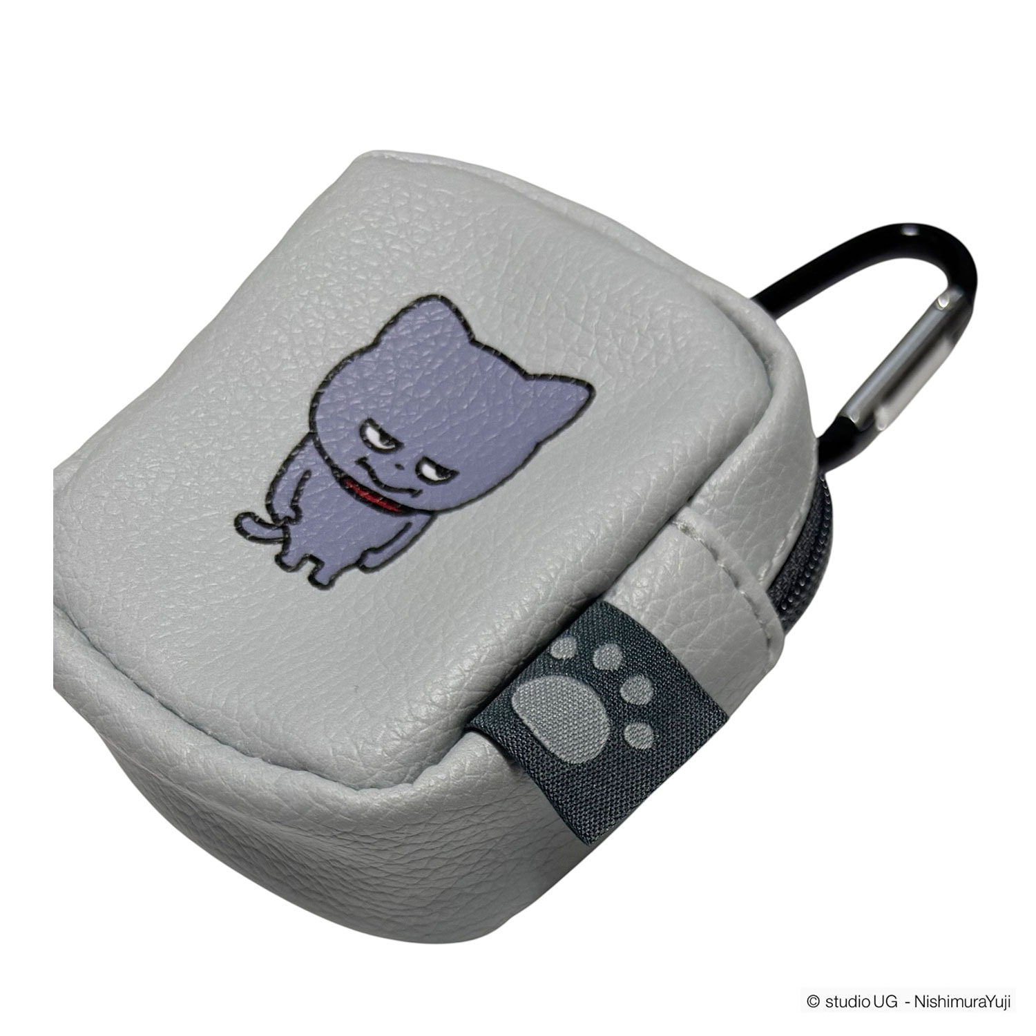 [公式] スタジオUG（にしむらゆうじ）カラビナ付きミニポーチ わるめのねこ