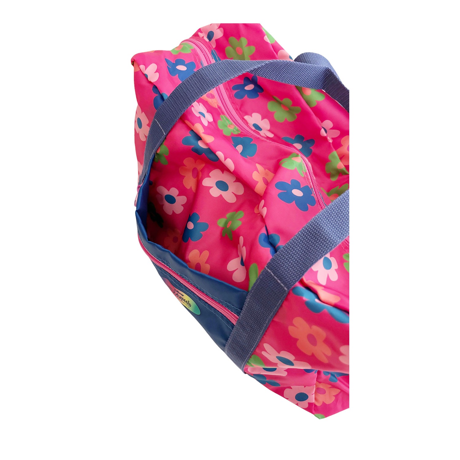 [公式] ノスタルジカ　リトル・マーメイド　折りたたみボストンバッグ　フラワー PINK