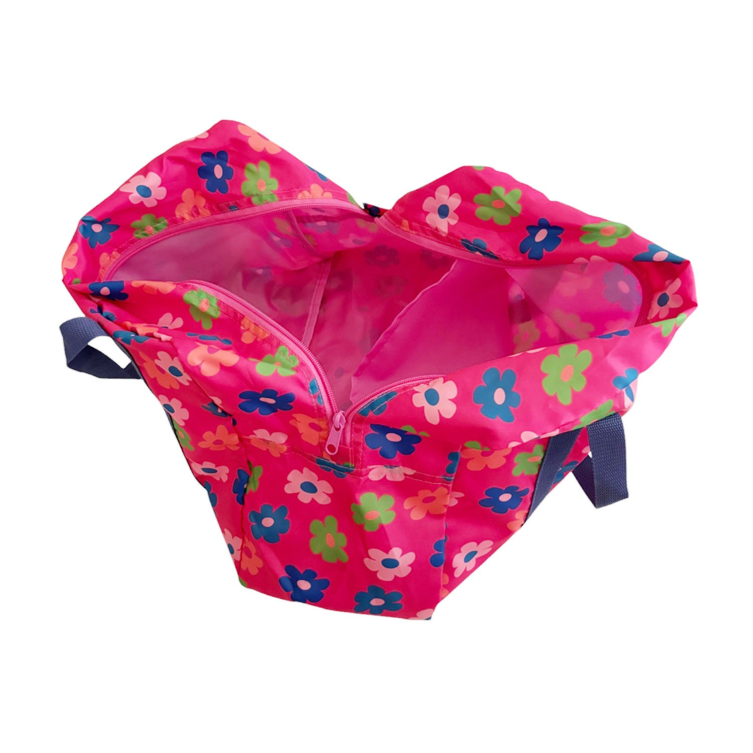 [公式] ノスタルジカ　リトル・マーメイド　折りたたみボストンバッグ　フラワー PINK