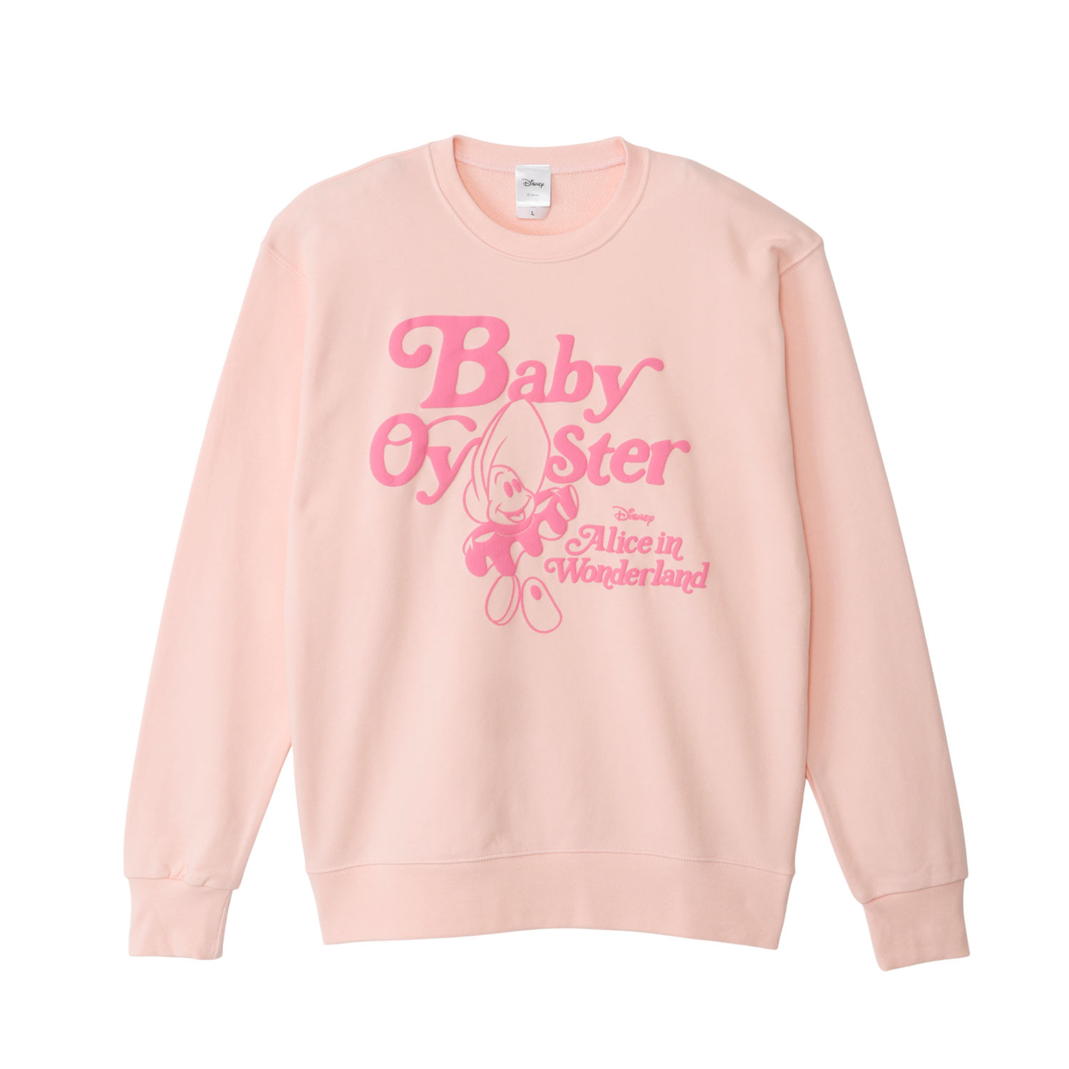 [公式] メーカー直営 ディズニー ノスタルジカ プクスウェット ふしぎの国のアリス ベイビーオイスターズ ピンク