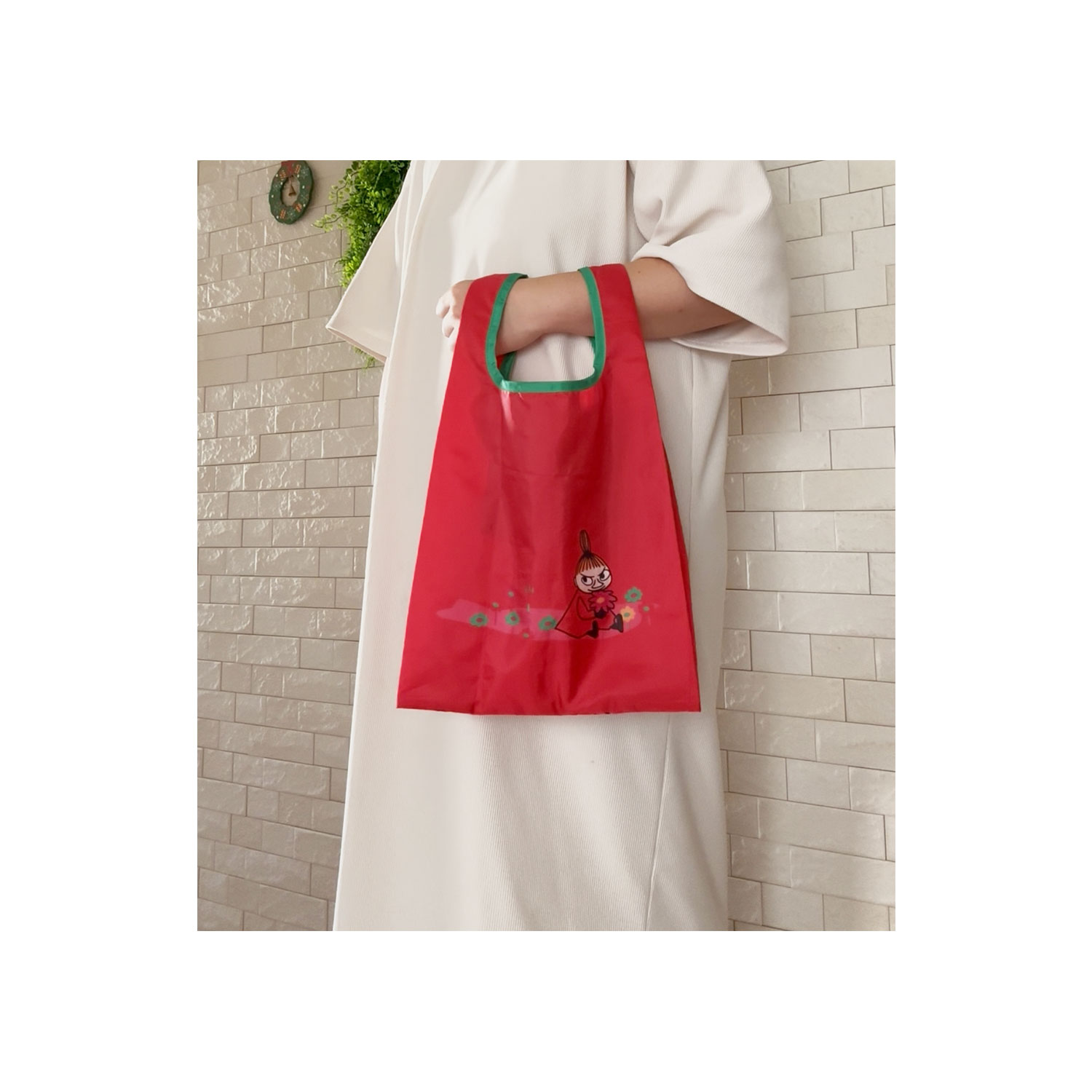 [公式] メーカー直営 ムーミン ポーチ付きエコバッグ リトルミイ ポーズ