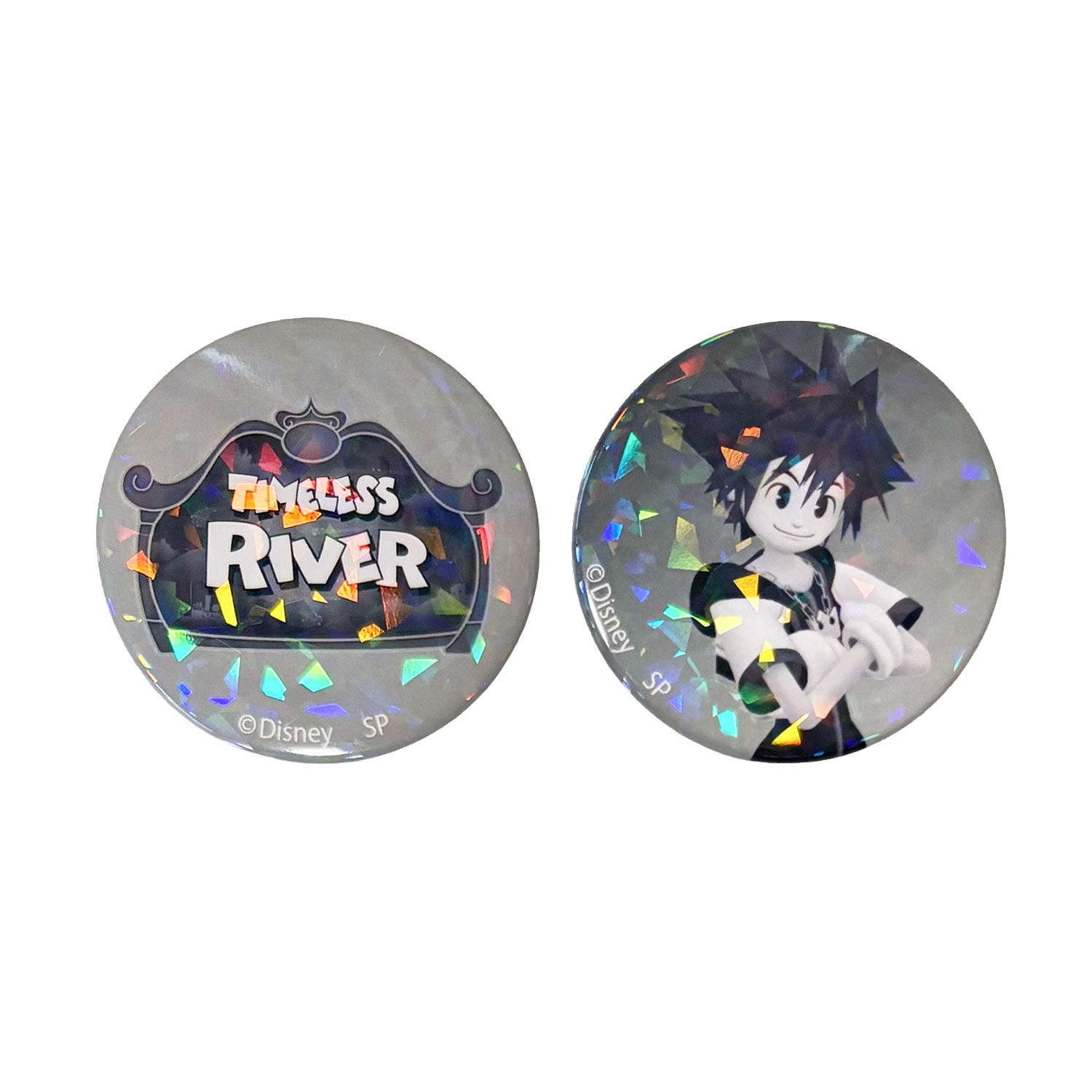 [公式] メーカー直営 ディズニー キングダム ハーツ ホログラム缶バッジ ランダム 2個セット ／ソラ 単体（全6種）