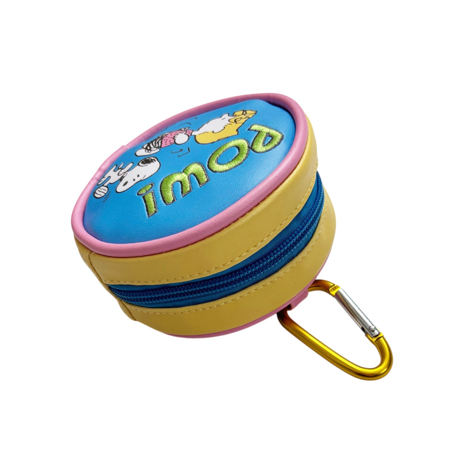 [公式] メーカー直営 PEANUTS スヌーピー 合皮ラウンドポーチ アングリー