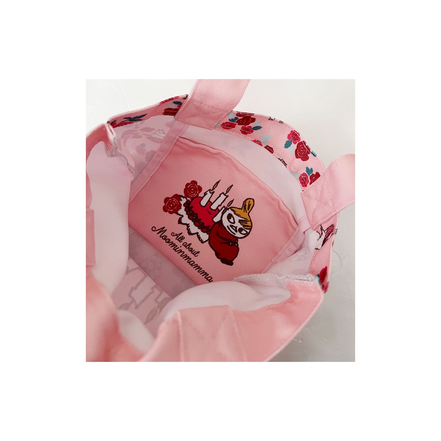 ムーミン トートバッグ オールアバウト ピンク | キャラクター