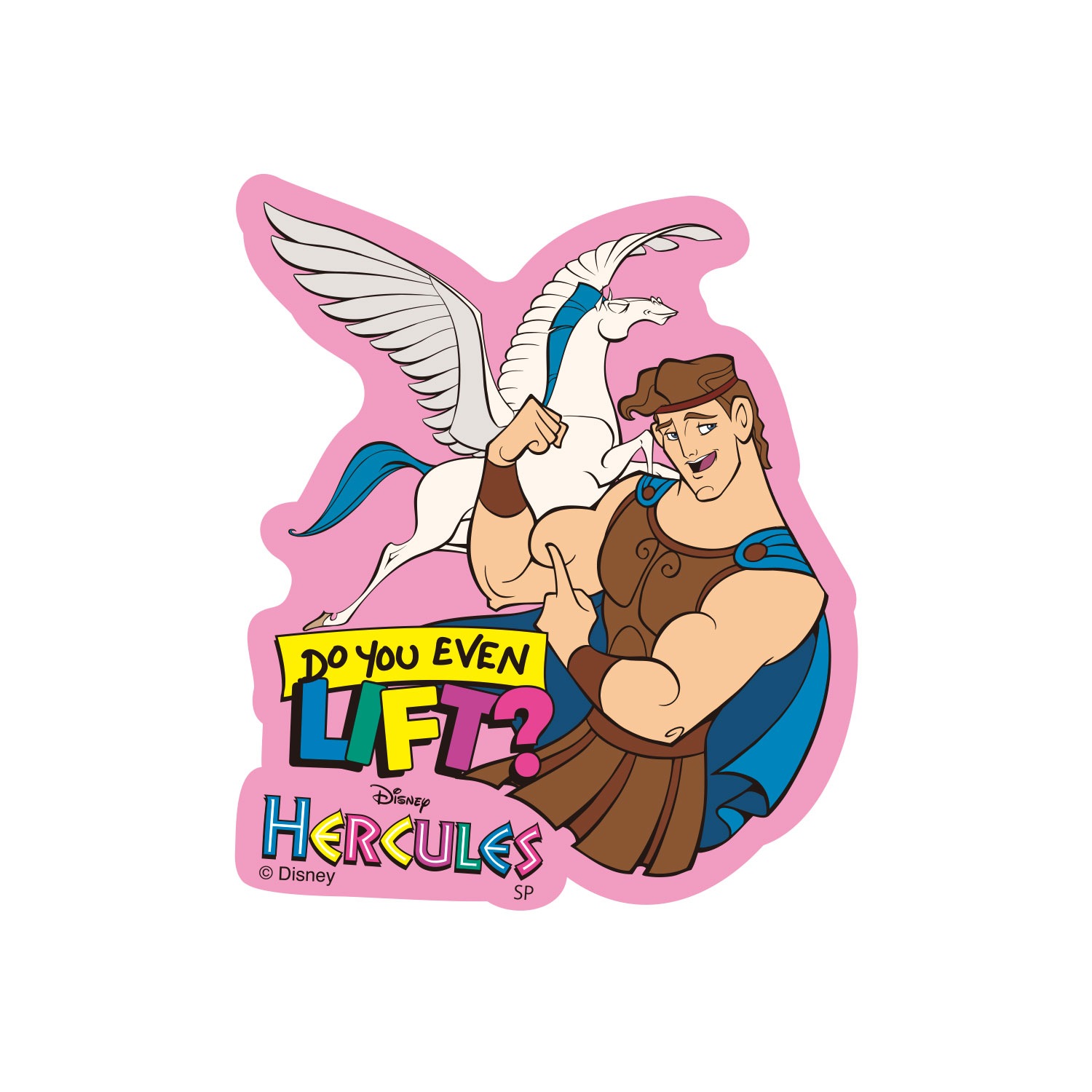 [公式] Disney NOSTALGICA 80Type Line Up Stickers ヘラクレス Pink