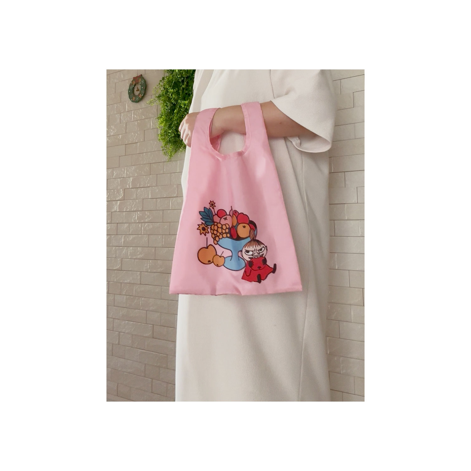 [公式] メーカー直営 ムーミン ポーチ付きエコバッグ リトルミイ ティータイム