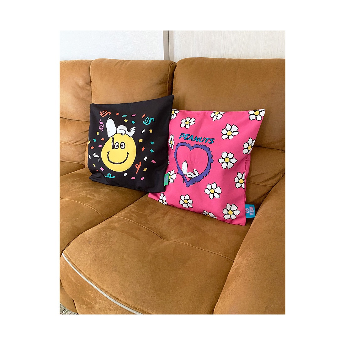 NOSTALGICA/PEANUTS ノスタルジカ/スヌーピー クッションカバー お昼寝