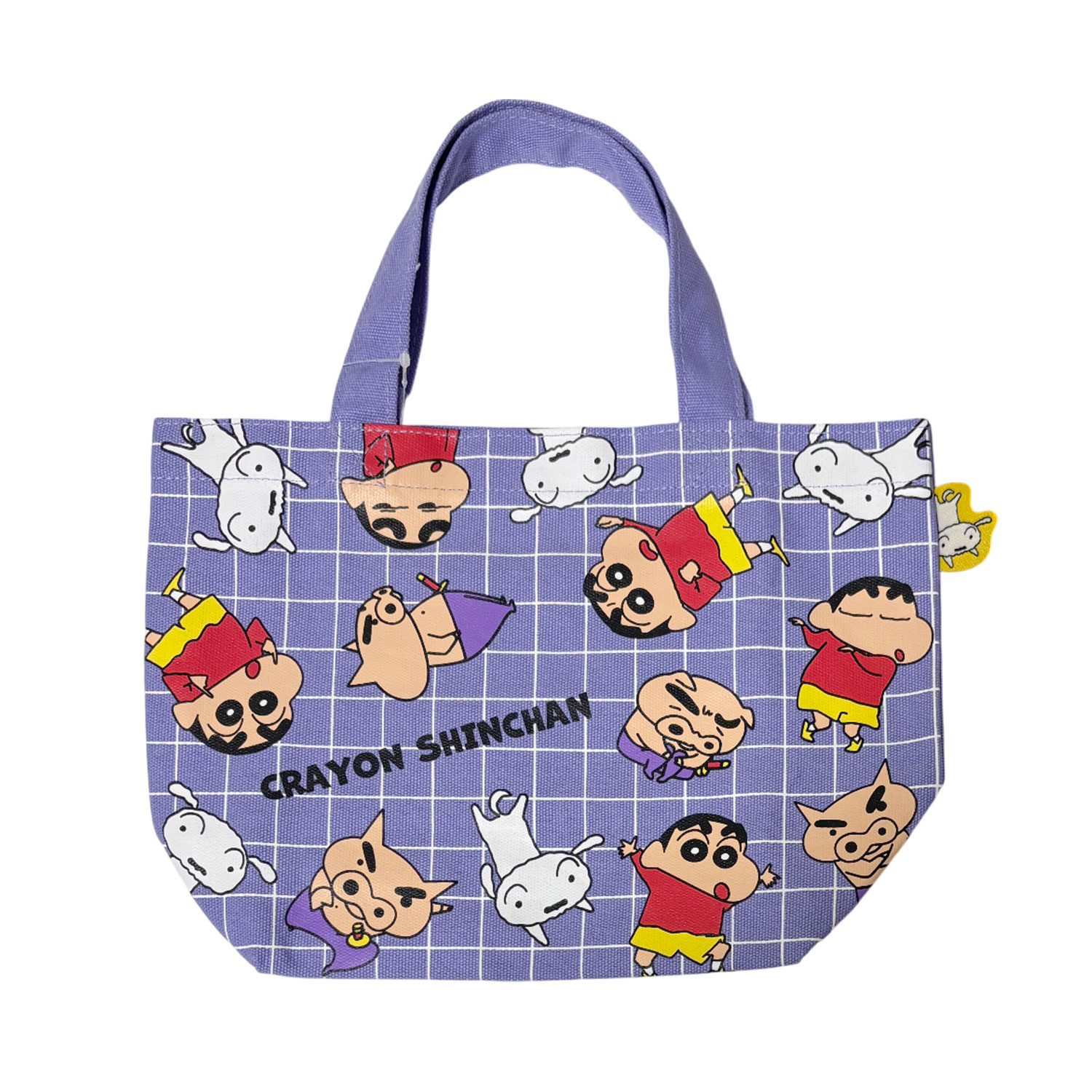 [公式] メーカー直営 クレヨンしんちゃん カラーマチ付きバッグ トリオ チェック