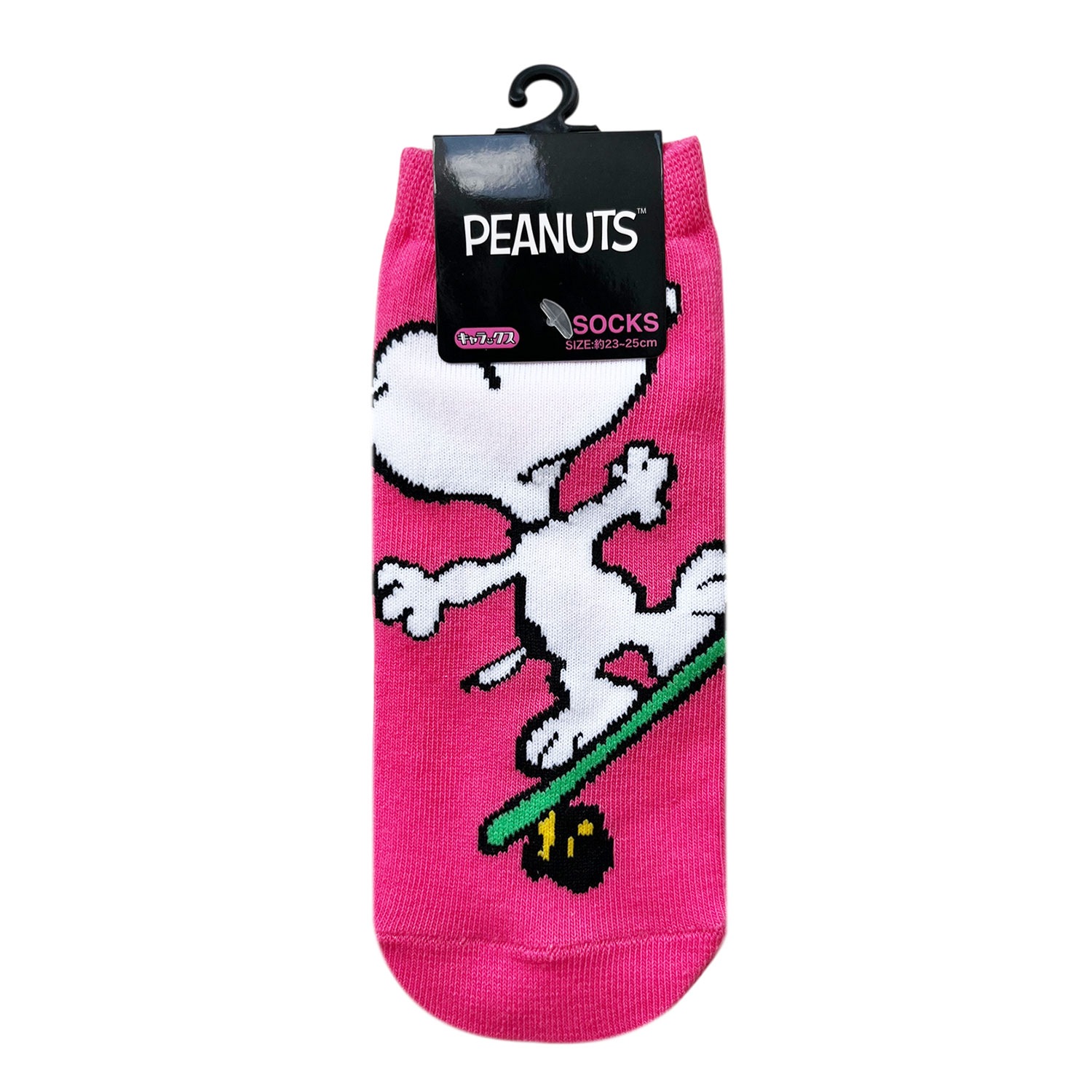 [公式] メーカー直営 PEANUTS スヌーピー キャラックス（レディース靴下）スケートボード