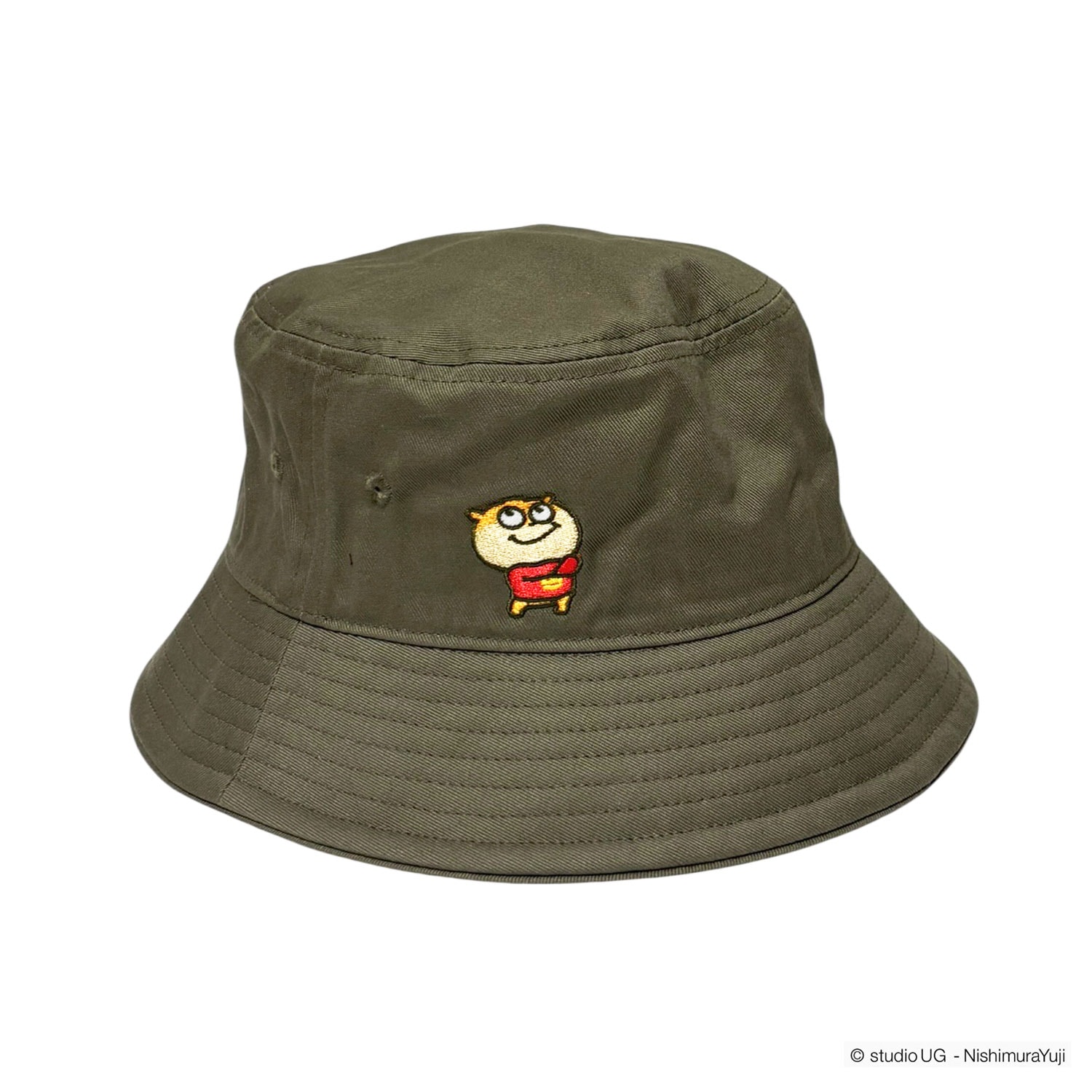 公式] スタジオUG（にしむらゆうじ）刺繍バケットハット こねずみ