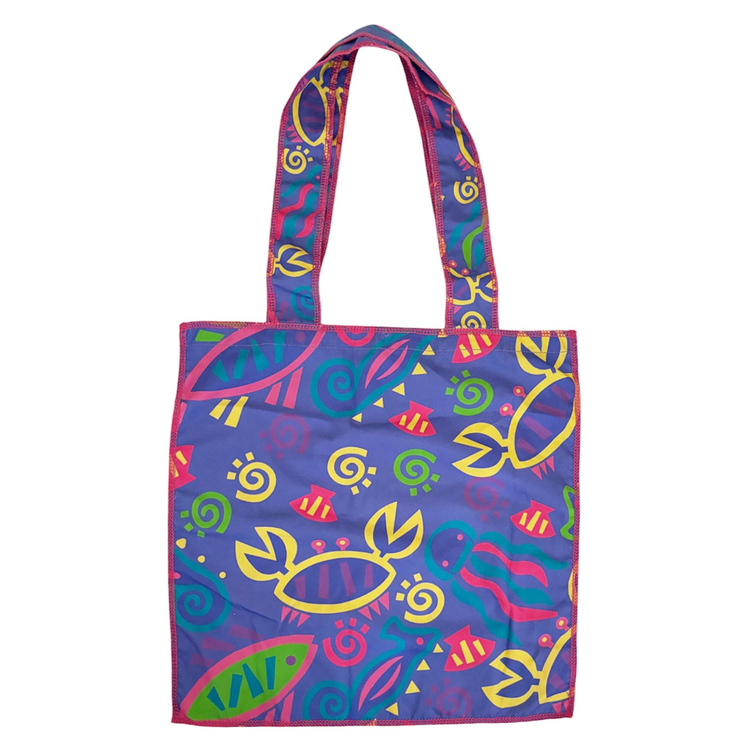 [公式] ノスタルジカ　リトル・マーメイド　フラットトートバッグ　フィッシュ PURPLE