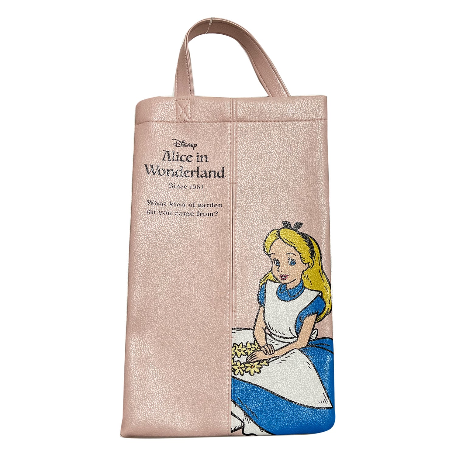 [公式]ディズニー 合皮ティッシュケース アリス フラワー