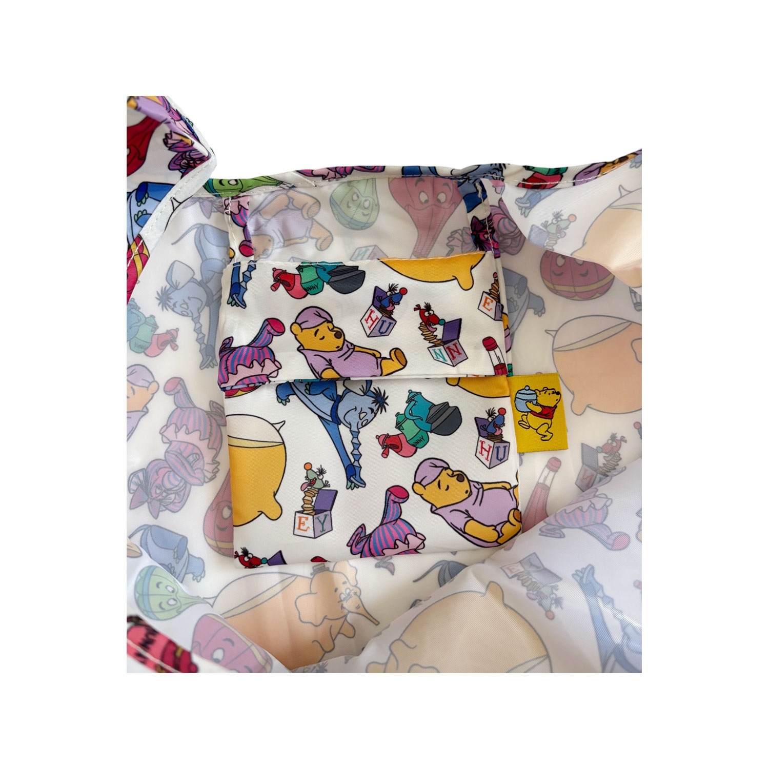 公式]ディズニー マルシェショッピングバッグ プーさんパターン