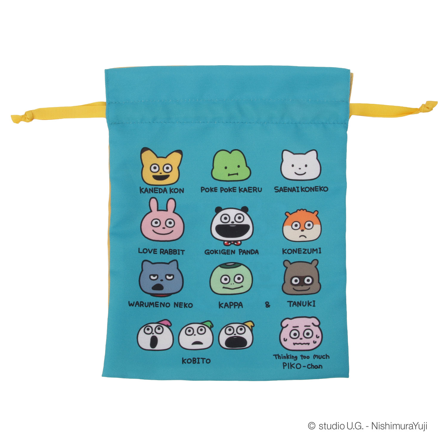 ゆうたん様　巾着&パネル 公式] スタジオUG （にしむらゆうじ） 巾着 Mサイズ | キャラクター