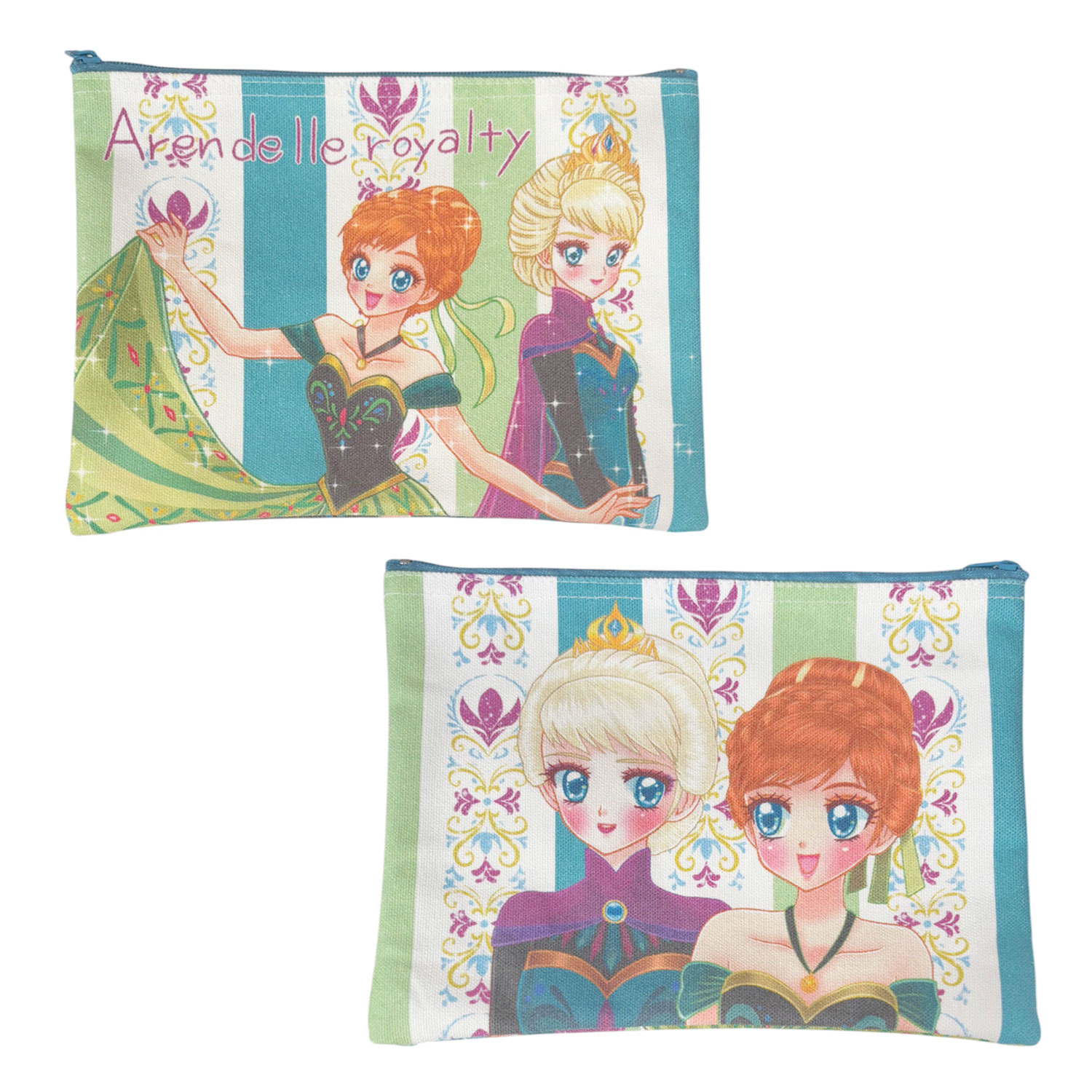 [公式]ディズニー フローズン アート コレクション BY 中川翔子／フラットポーチ  戴冠式 アナと雪の女王