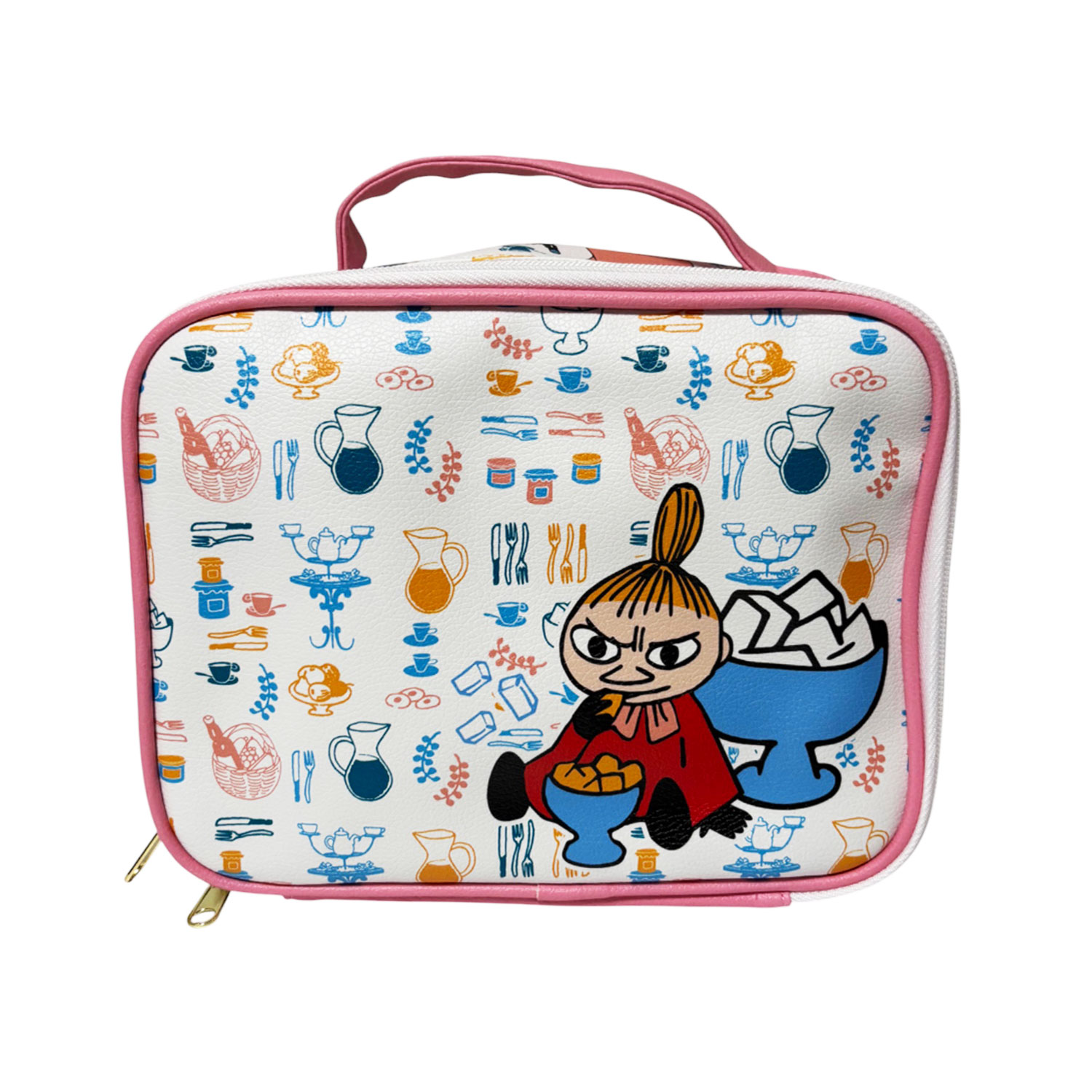 公式] メーカー直営 ムーミン トランクポーチ リトルミイ ティータイム