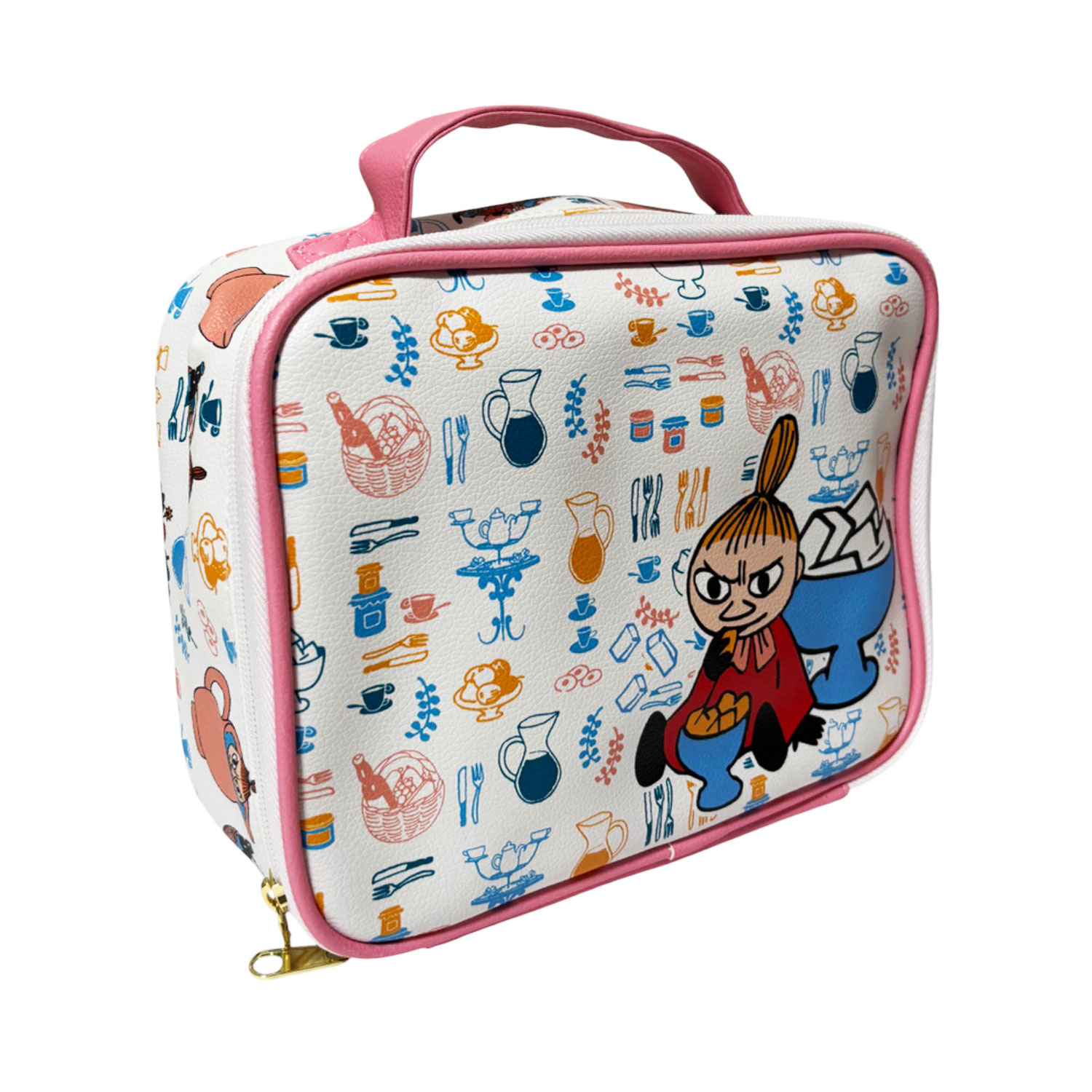 公式] メーカー直営 ムーミン トランクポーチ リトルミイ ティータイム