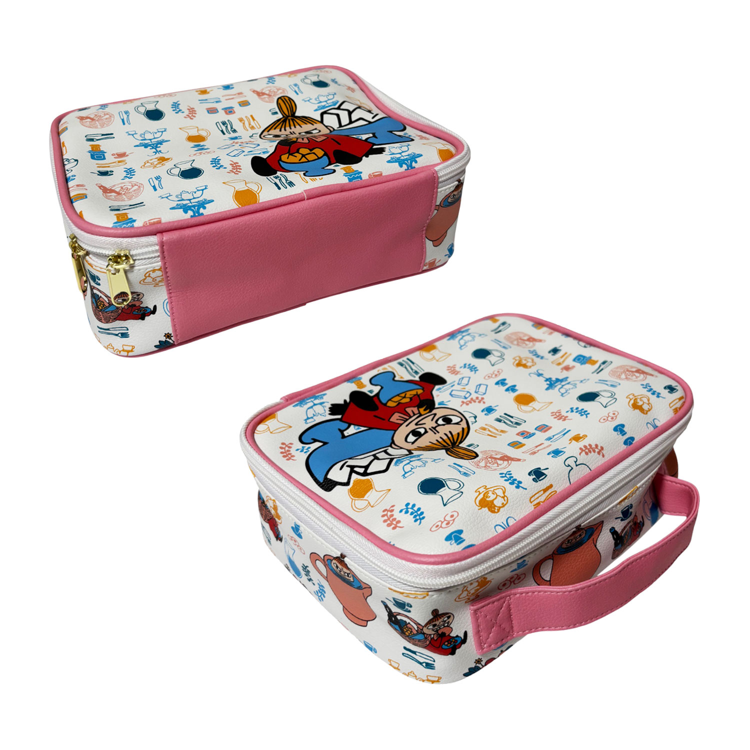 公式] メーカー直営 ムーミン トランクポーチ リトルミイ ティータイム