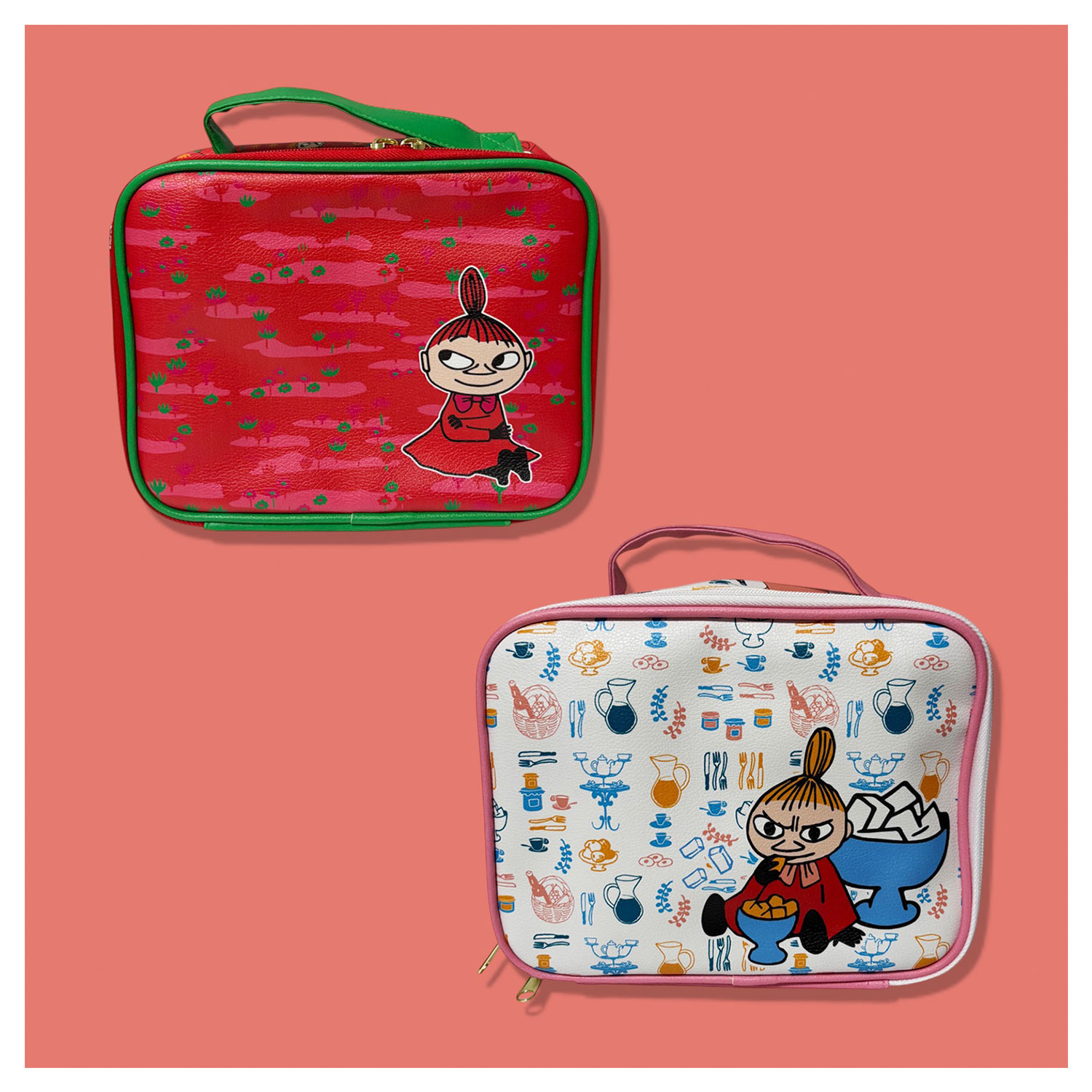 公式] メーカー直営 ムーミン トランクポーチ リトルミイ ティータイム