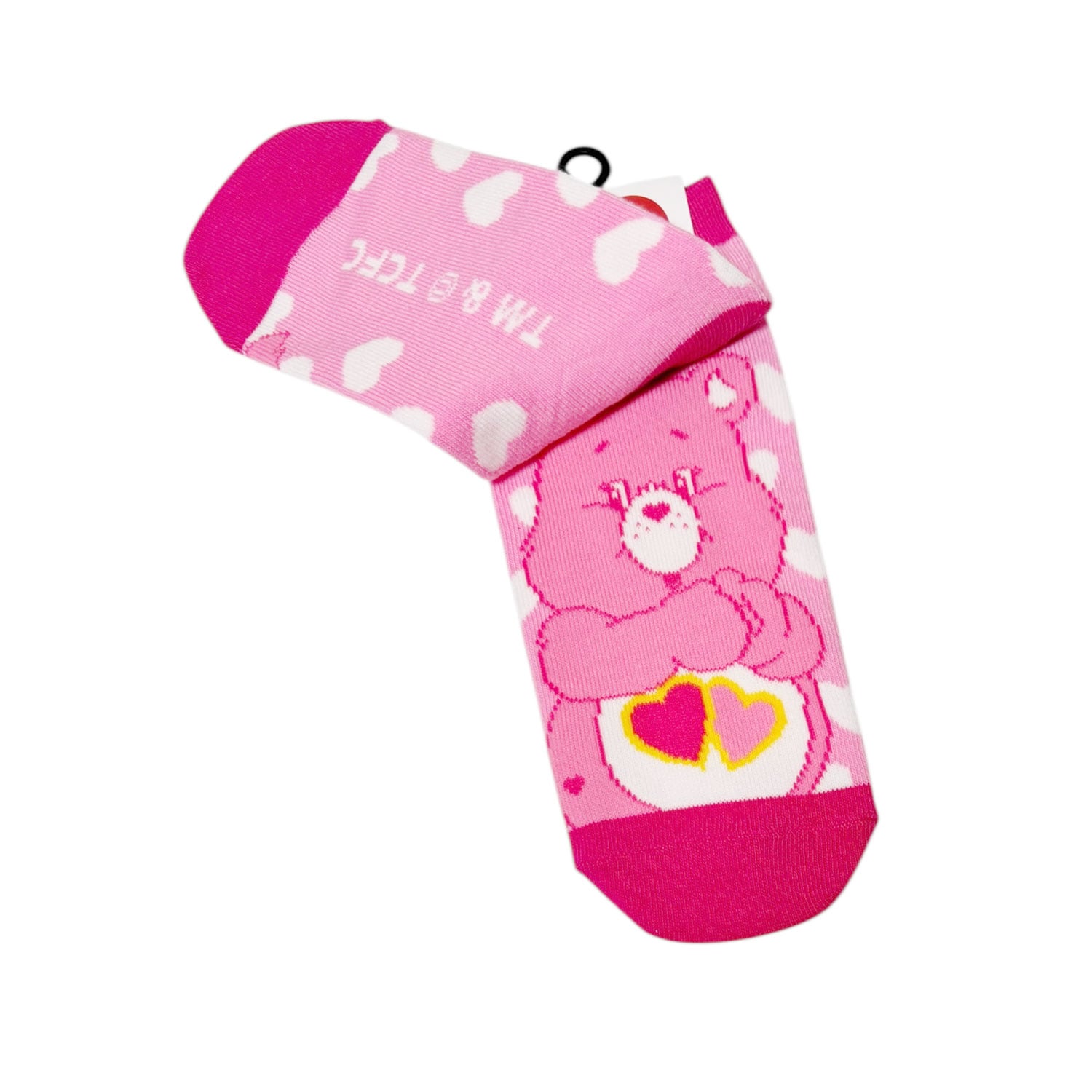 [公式] メーカー直営 ケアベア キャラックス（レディース靴下）ラブアロットベア ハート