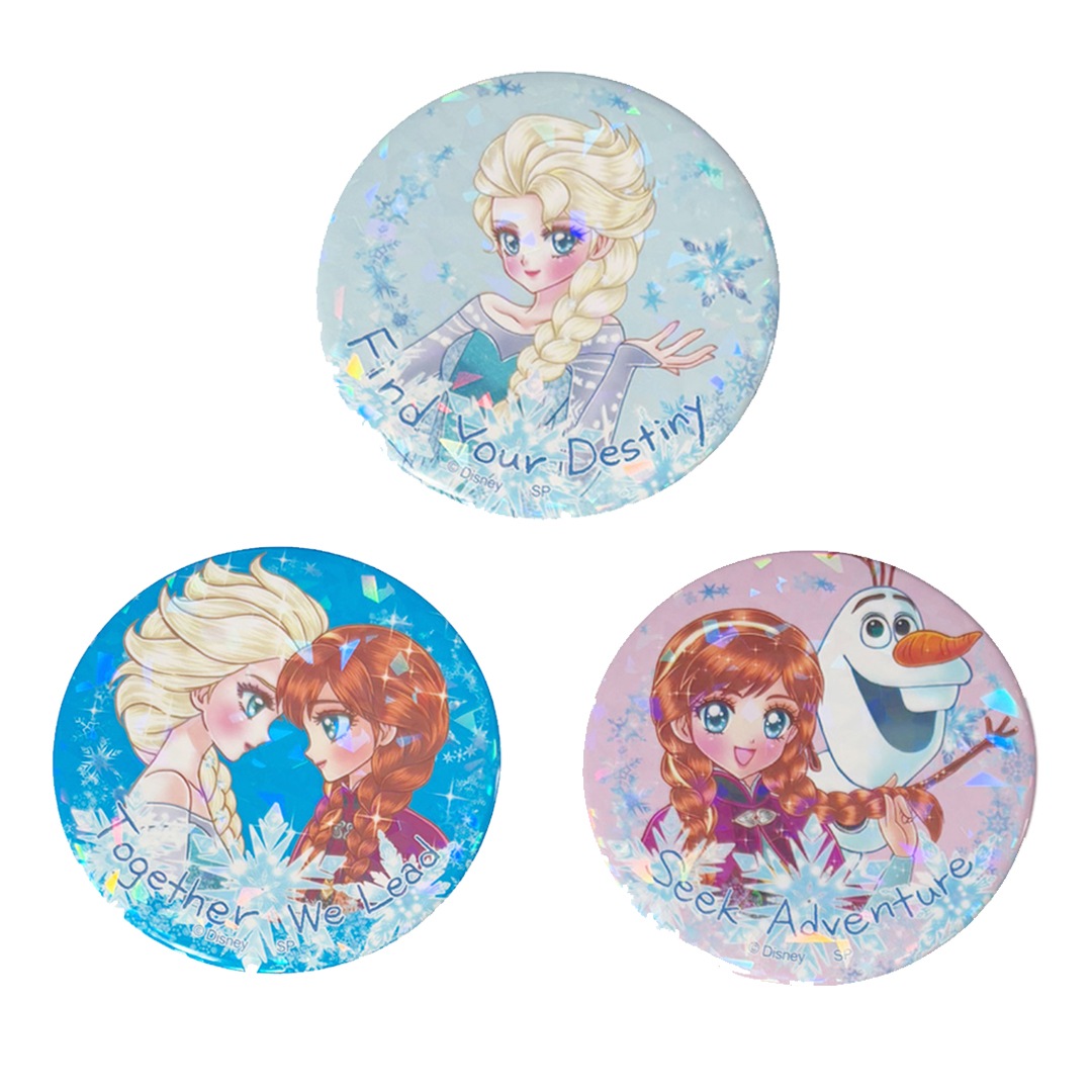 [公式]ディズニー フローズン アート コレクション BY 中川翔子／缶バッジ