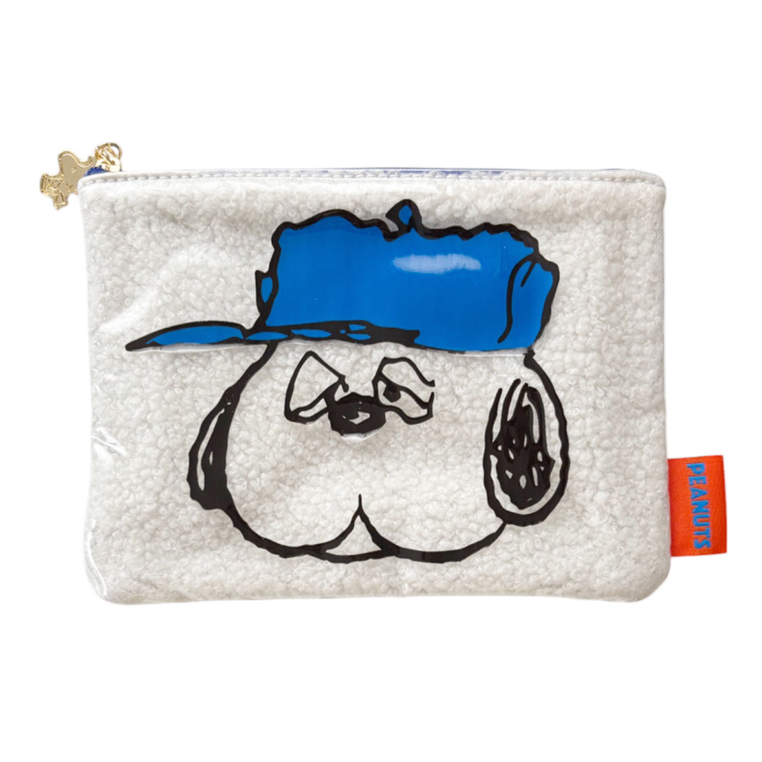 公式] メーカー直営 PEANUTS スヌーピー フラットポーチ オラフ