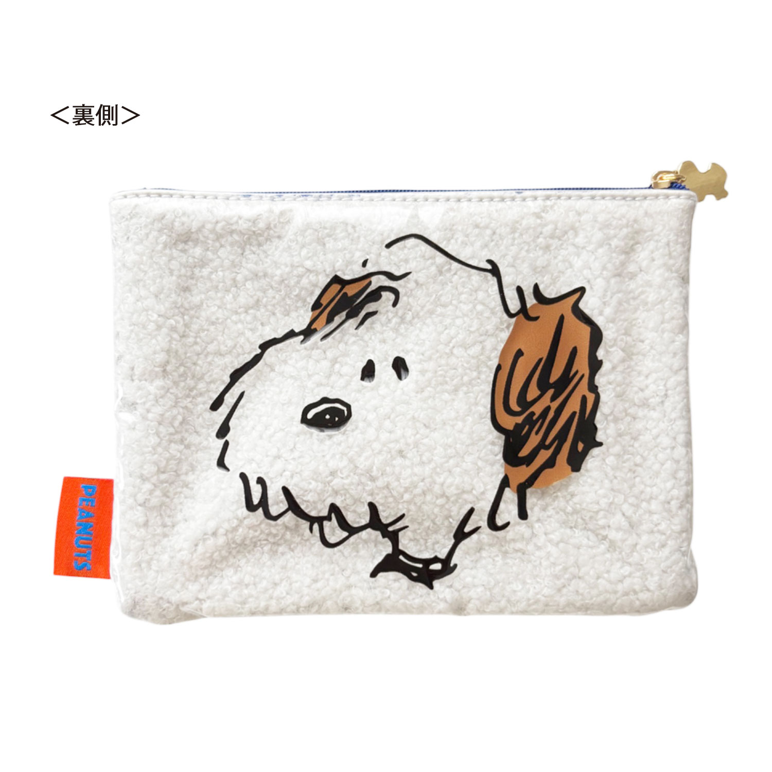 公式] メーカー直営 PEANUTS スヌーピー フラットポーチ オラフ