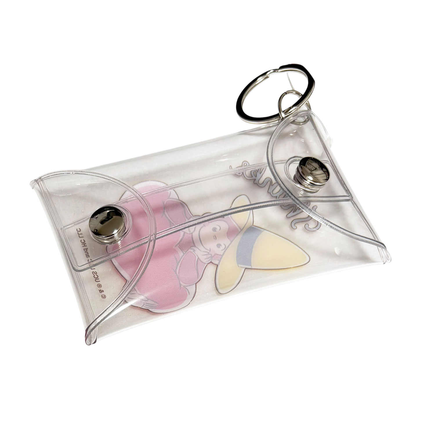 [公式] メーカー直営 おさるのジョージ85周年 クリアポーチ スマイル ハート