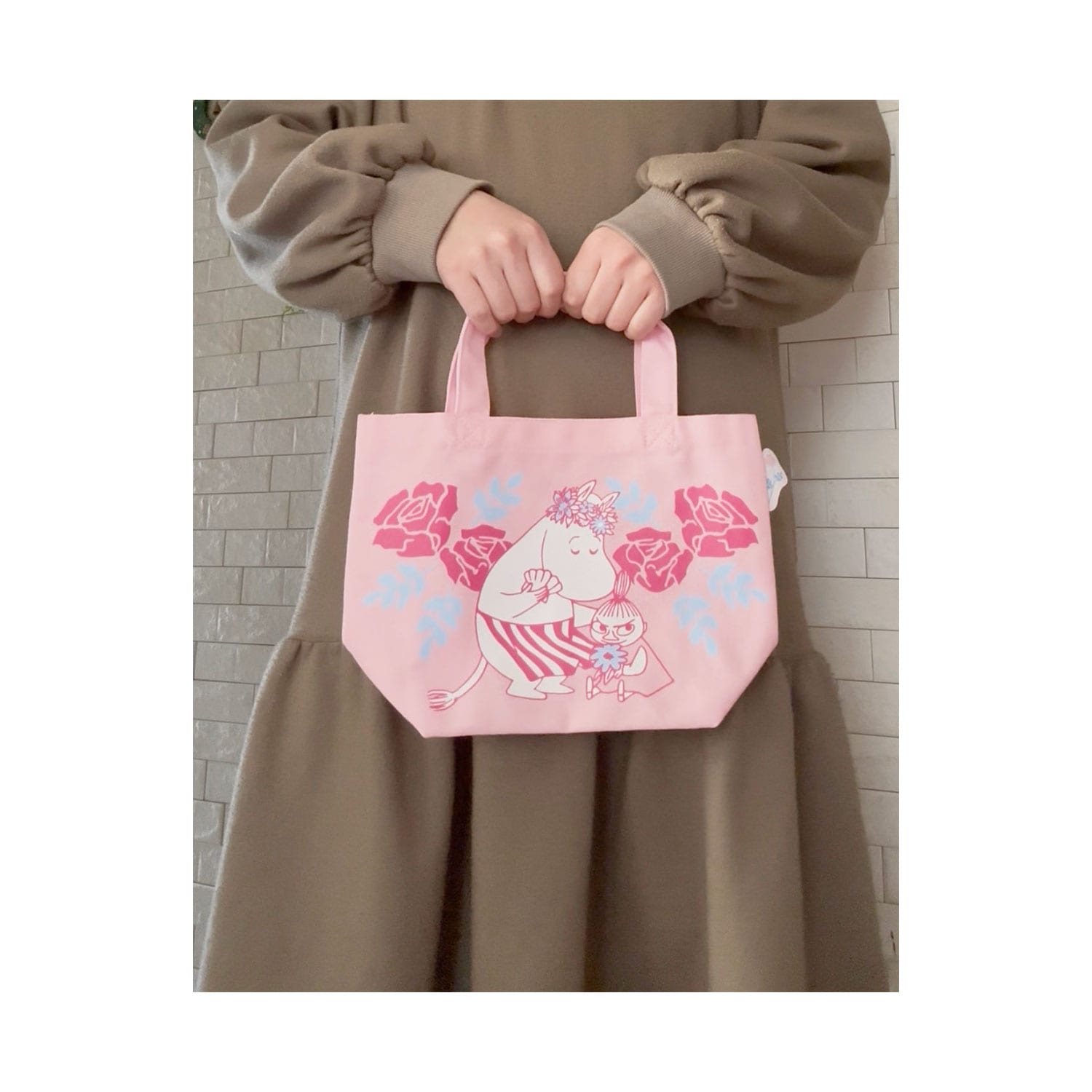 [公式] メーカー直営 ムーミン Moominmamma's Day カラーマチ付きバッグ フラワー