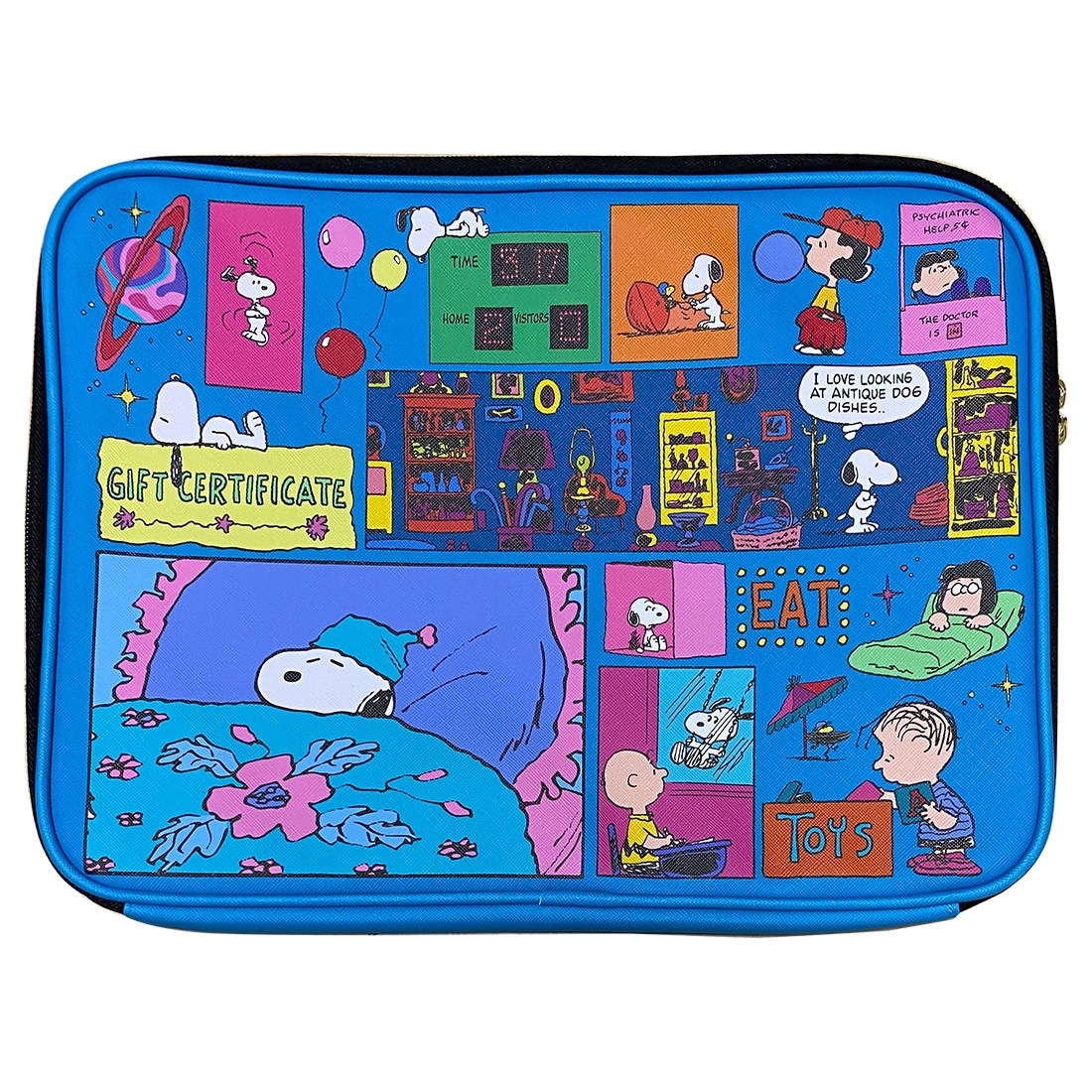 [公式] NOSTALGICA/PEANUTS  スヌーピー ドキュメントポーチ 13inch　コミック/スペース