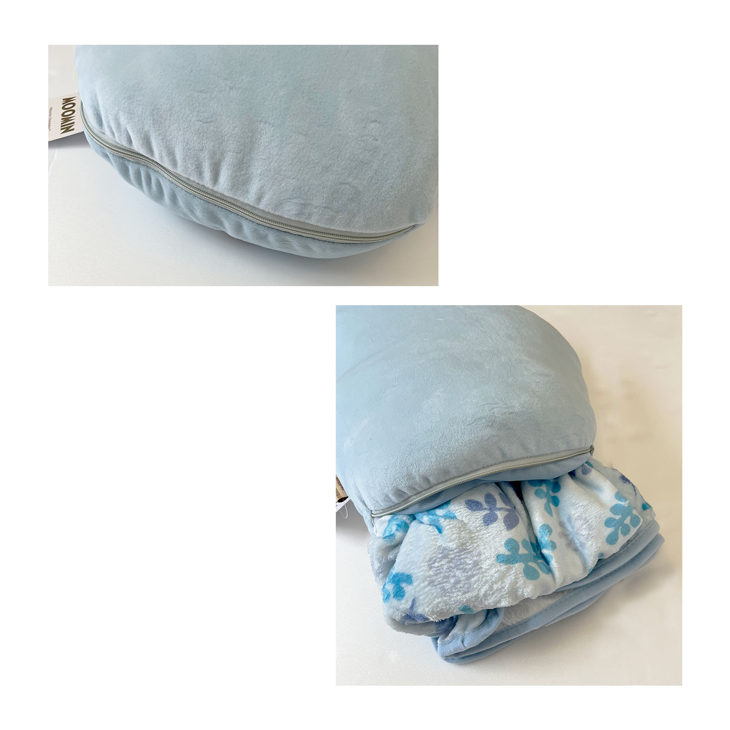 [公式]MOOMIN ムーミン ブランケット イン クッション ／ムーミン リーフ