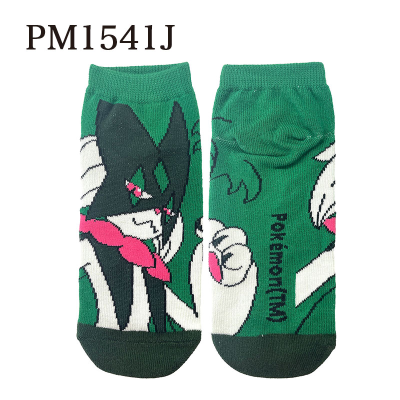 [公式] メーカー直営 ポケットモンスター キャラックス（靴下）マスカーニャ ラウドボーン ウェーニバル イッカネズミ 23~25cm