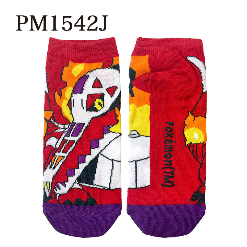 [公式] メーカー直営 ポケットモンスター キャラックス（靴下）マスカーニャ ラウドボーン ウェーニバル イッカネズミ 23~25cm