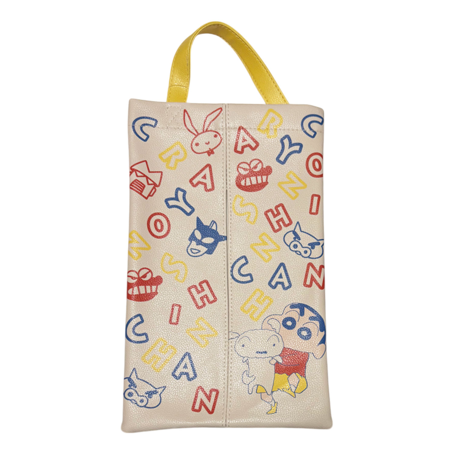 [公式] メーカー直営 クレヨンしんちゃん ティッシュボックスケース アルファベット