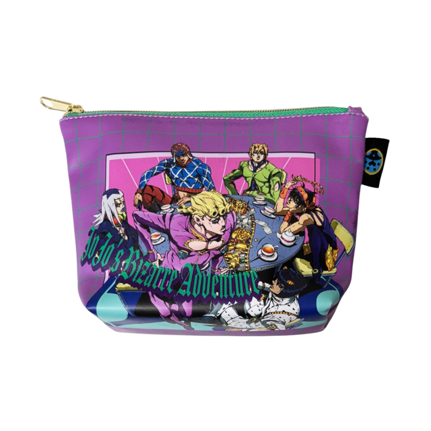 [公式] メーカー直営 ジョジョの奇妙な冒険 黄金の風 舟形合皮ポーチ ブチャラティチーム