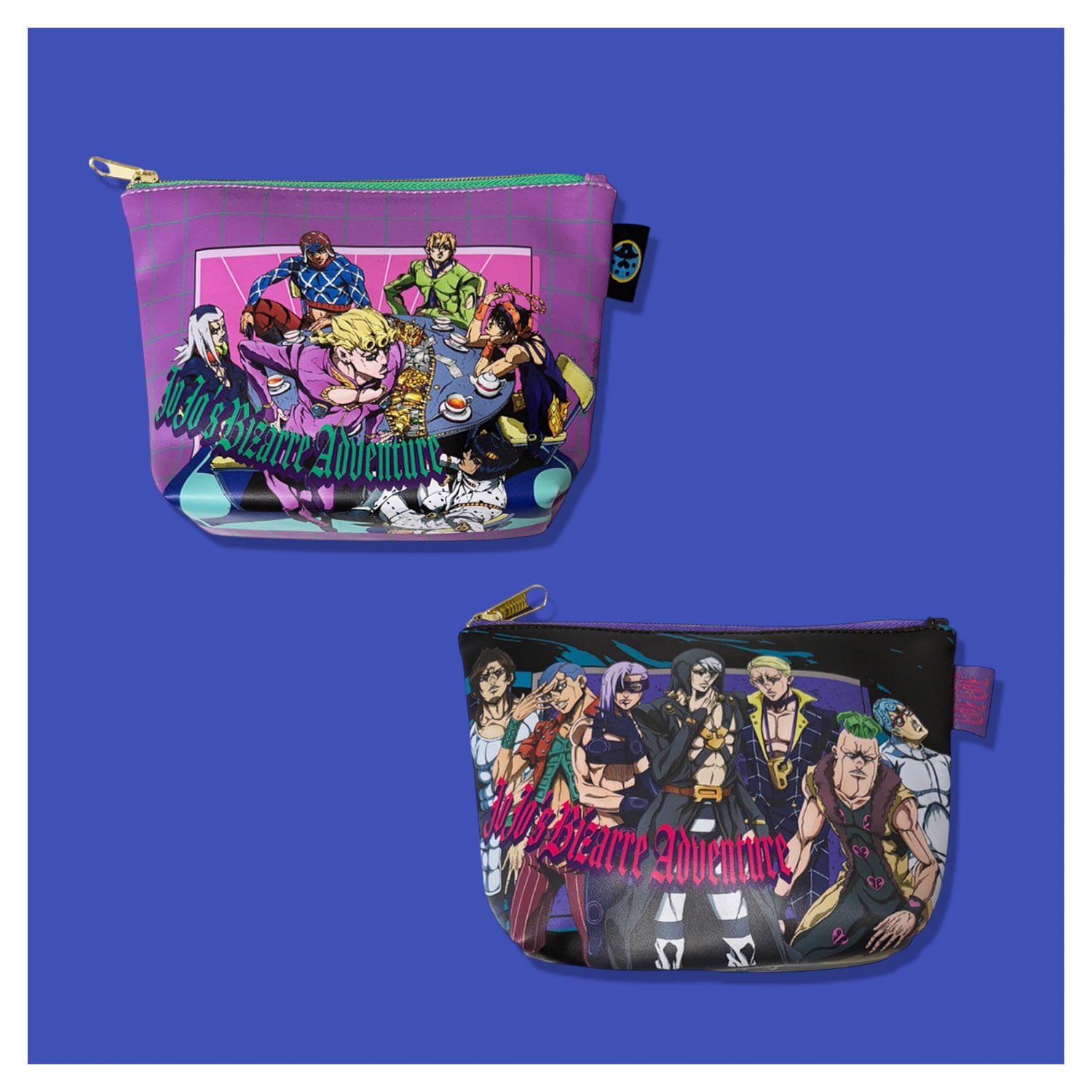 [公式] メーカー直営 ジョジョの奇妙な冒険 黄金の風 舟形合皮ポーチ ブチャラティチーム