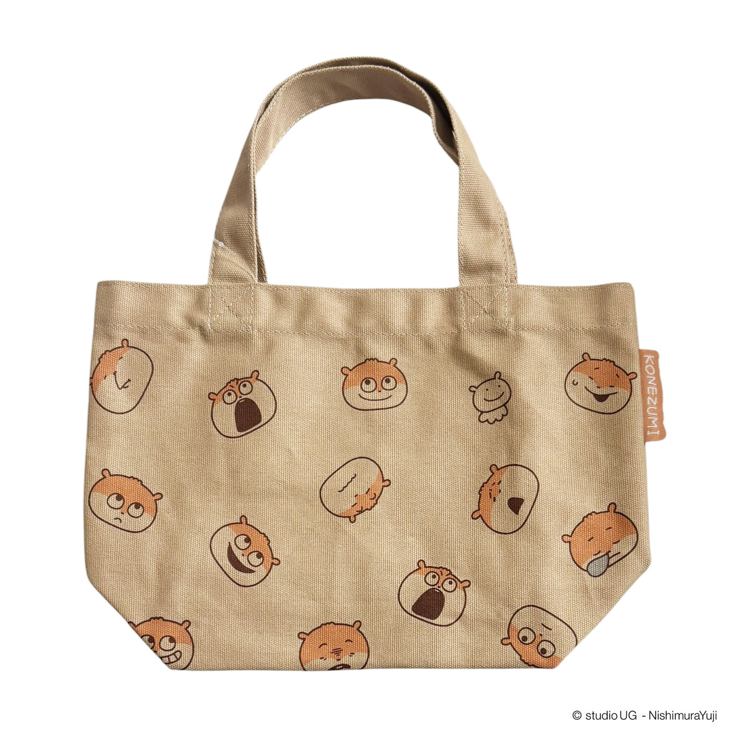 [公式] スタジオUG（にしむらゆうじ）カラーマチ付きバッグ こねずみ