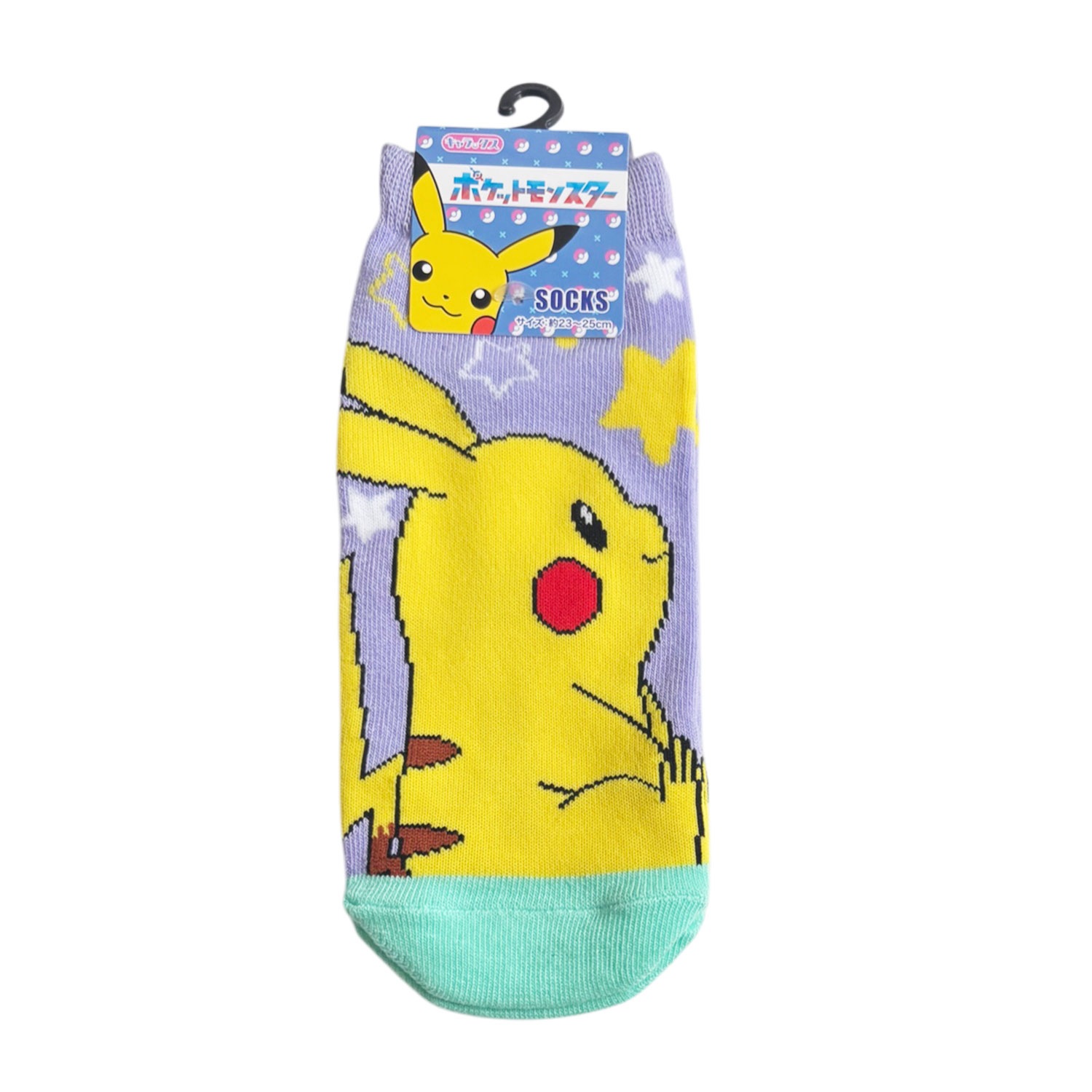 [公式] メーカー直営 ポケットモンスター キャラックス（レディース靴下）ピカチュウ 星空