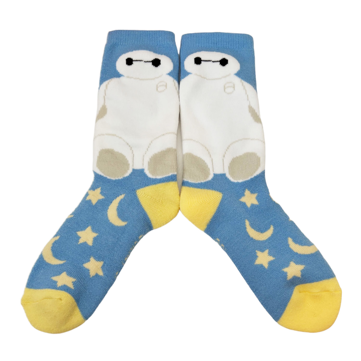[公式]ディズニー ぽっかぽかソックス ベイマックス 月と星