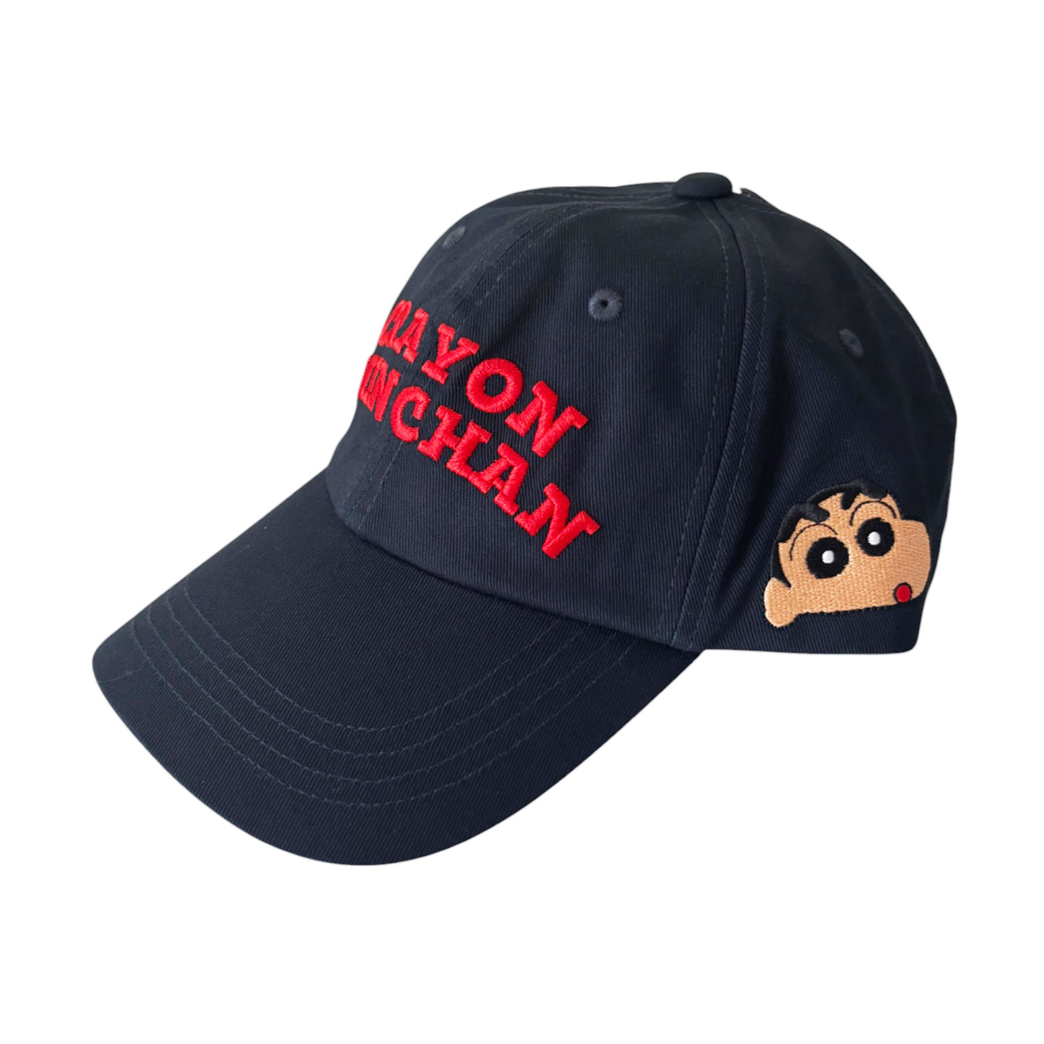 公式] メーカー直営 クレヨンしんちゃん 刺繍キャップ フェイス