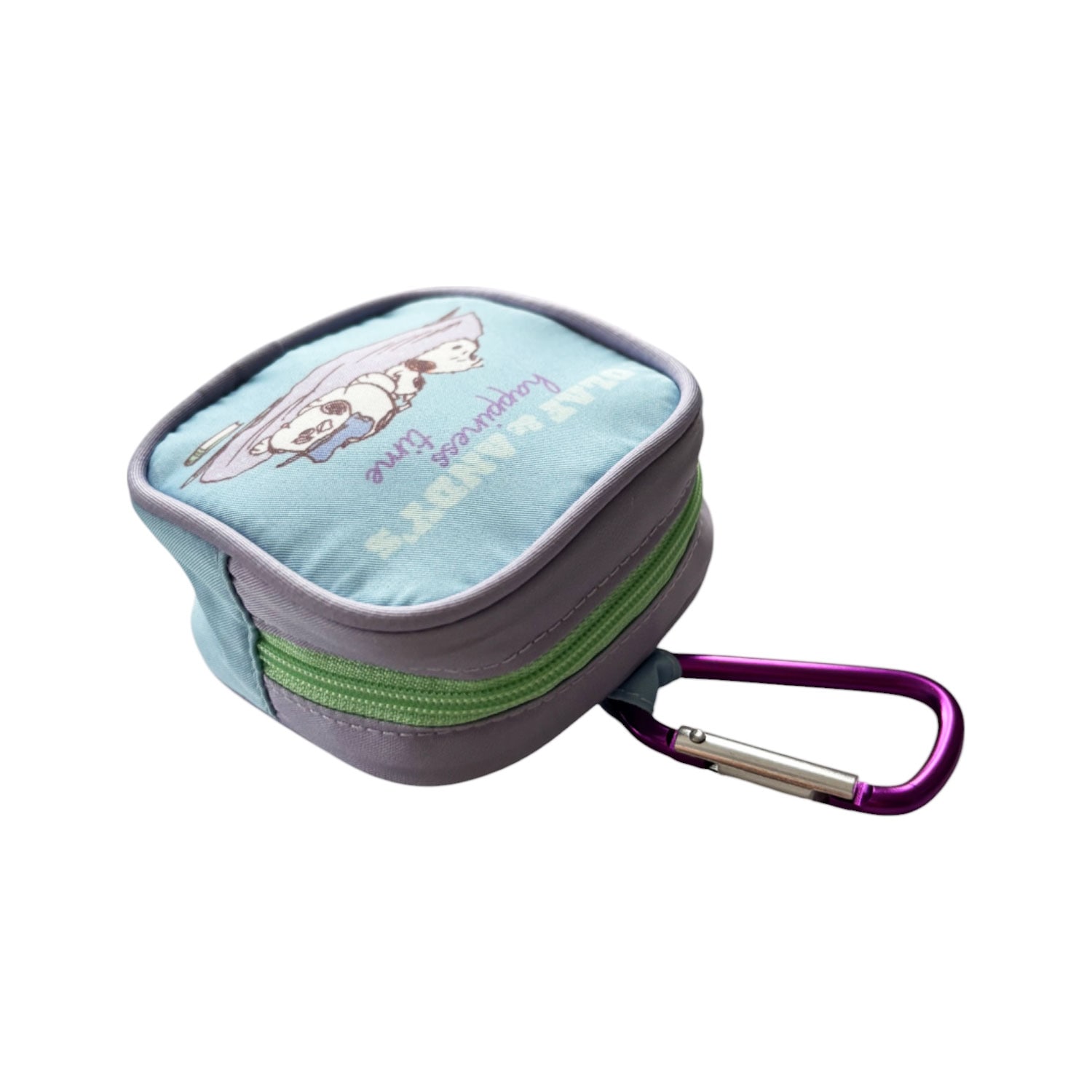 公式] メーカー直営 PEANUTS スヌーピー カラビナ付ミニポーチ nap