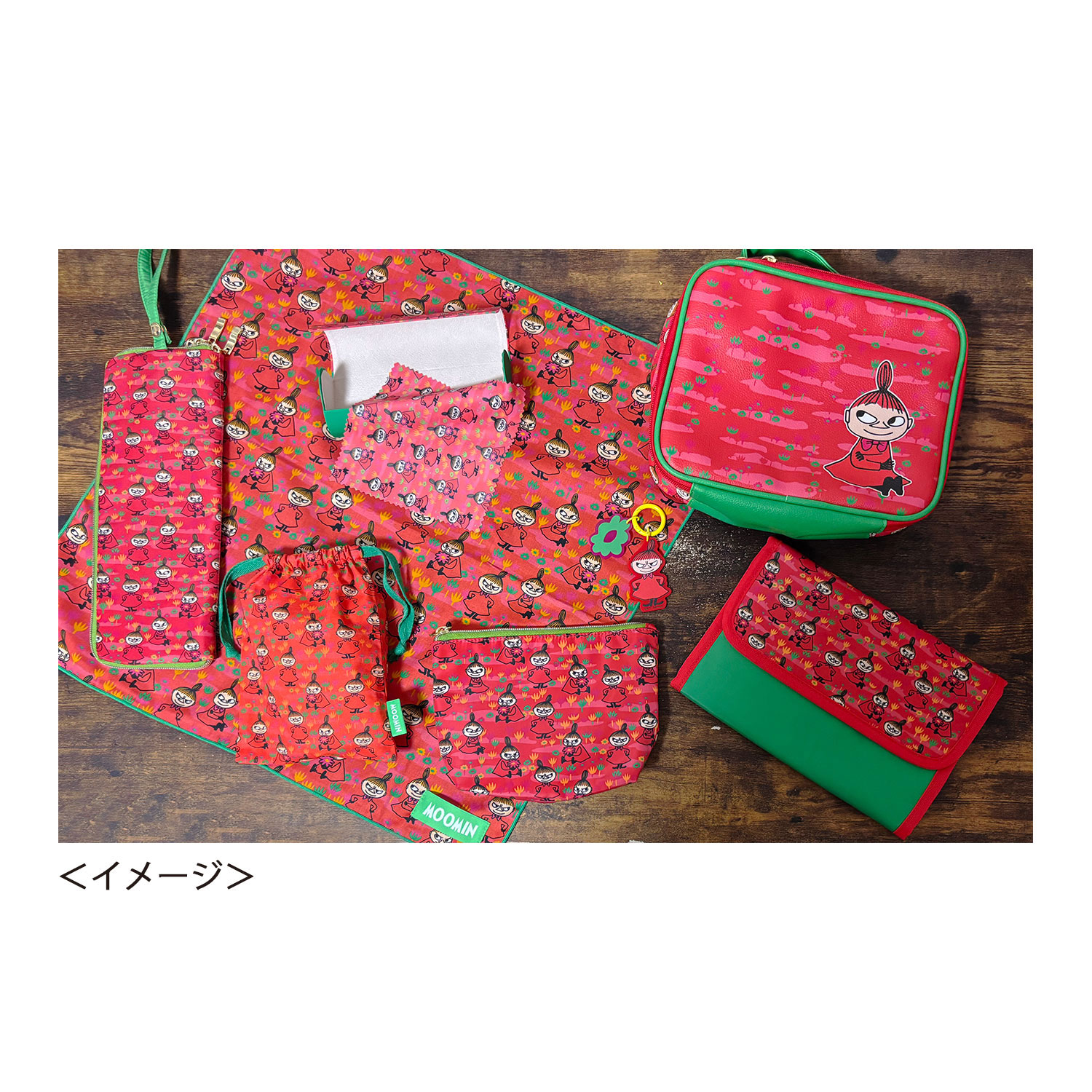 [公式] メーカー直営 ムーミン メガネケース リトルミイ ポーズ