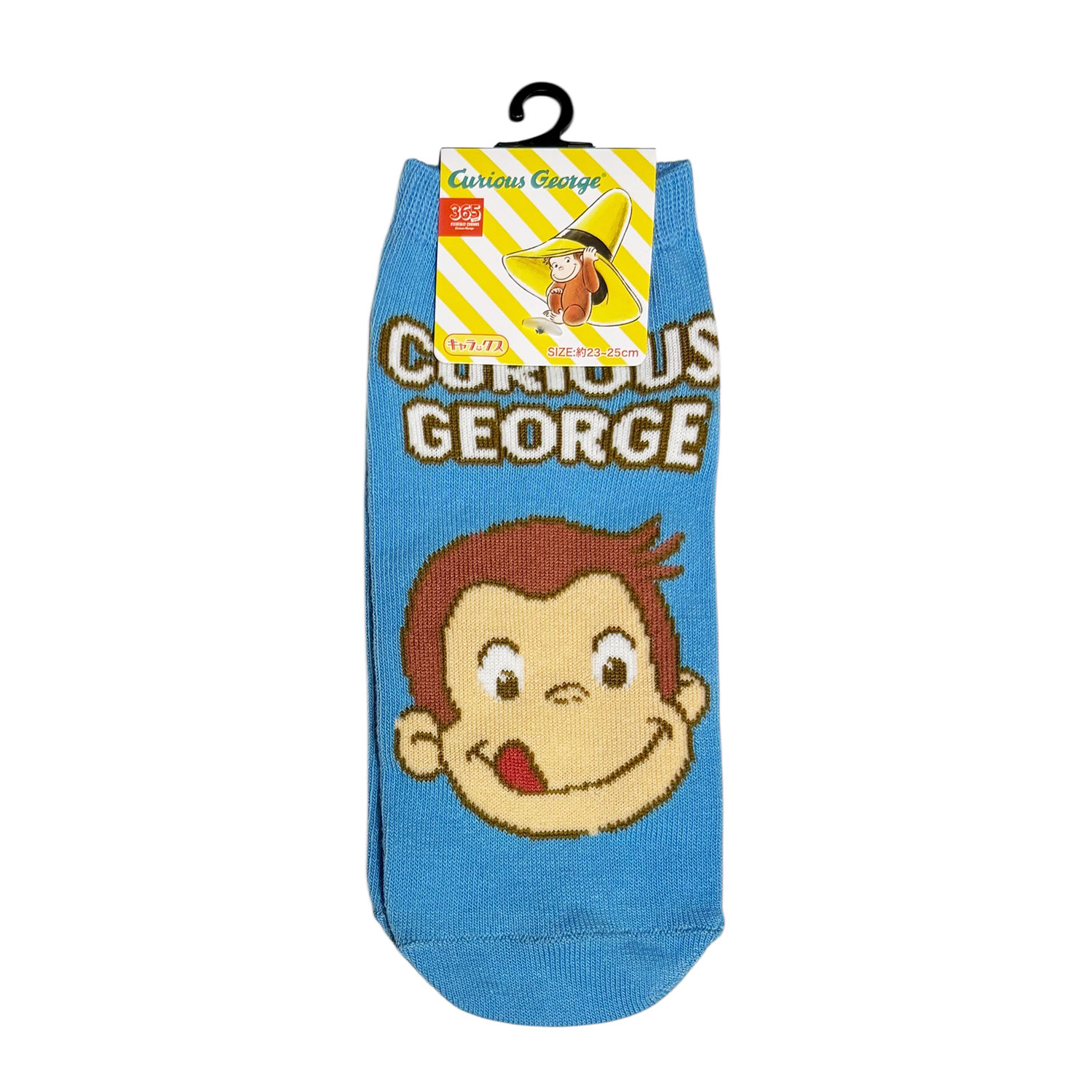 [公式] メーカー直営 おさるのジョージ キャラックス（レディース靴下）ぺろっ